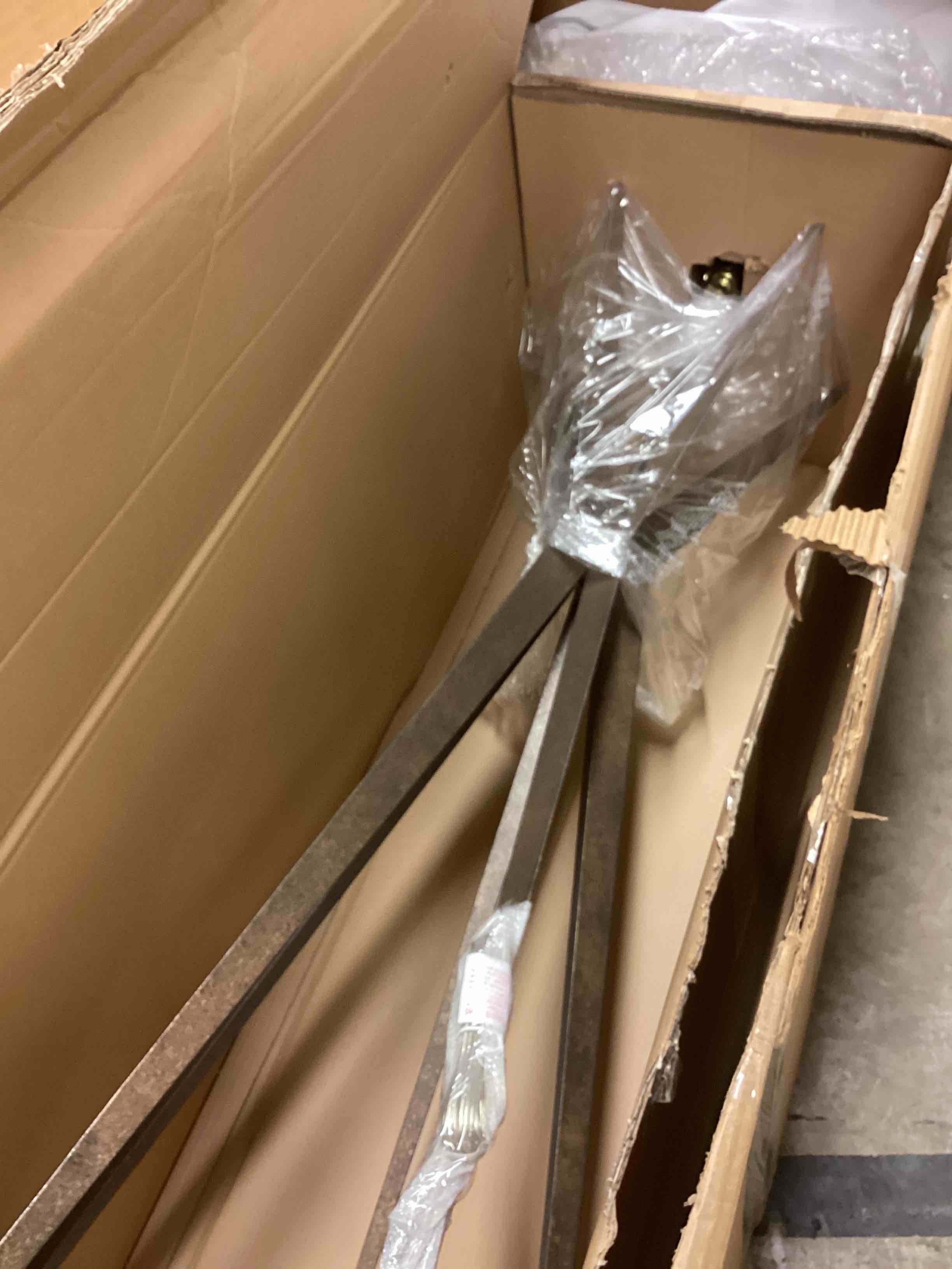 Condition photo showing New/Like New for starfall floor lamp bronze finish 69"h (pickup 2-boxes)