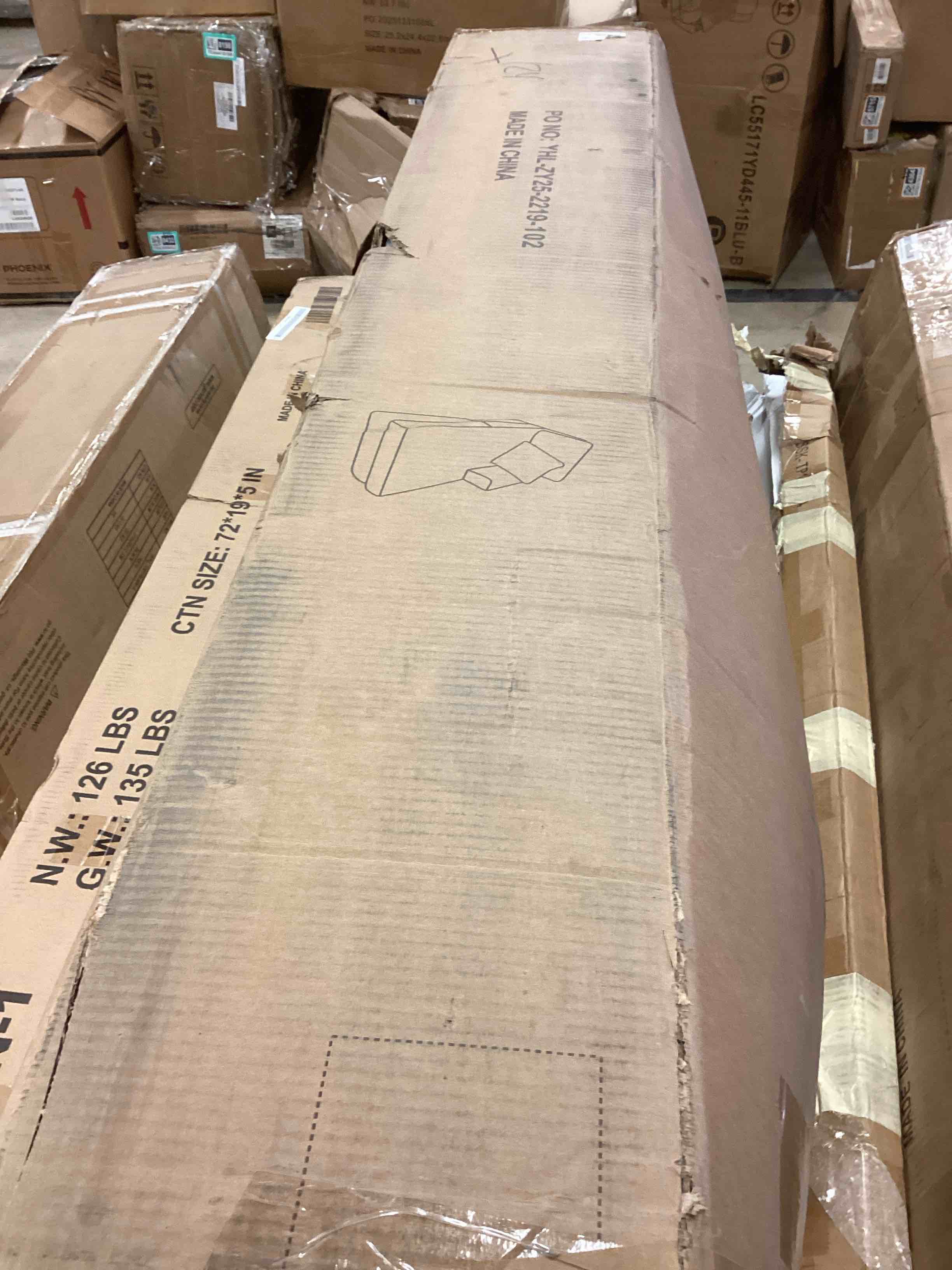 Condition photo showing Good Condition for hunter green corduroy polyester right arm facing sectional chaise lounge (model similar from stock photo)