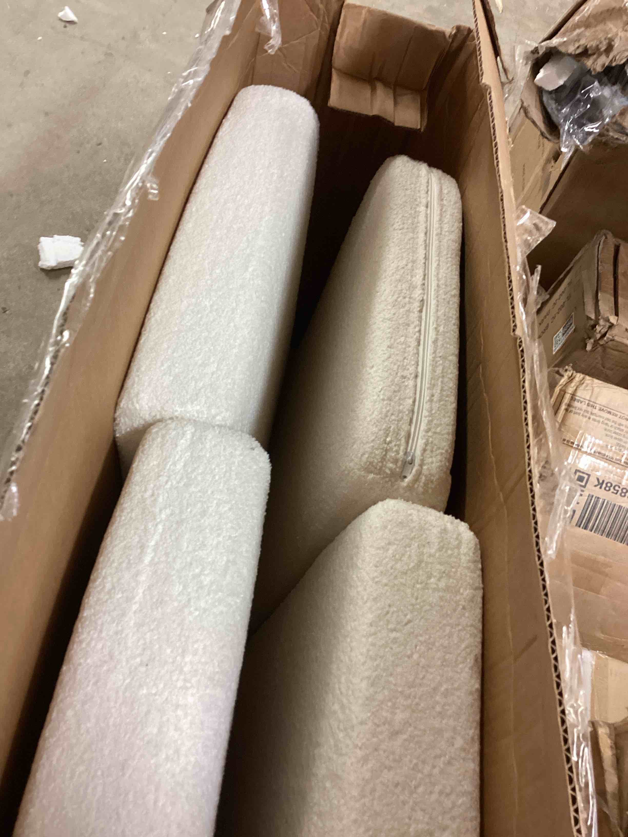Condition photo showing Good Condition for modular sectional sofa (incomplete one box only )