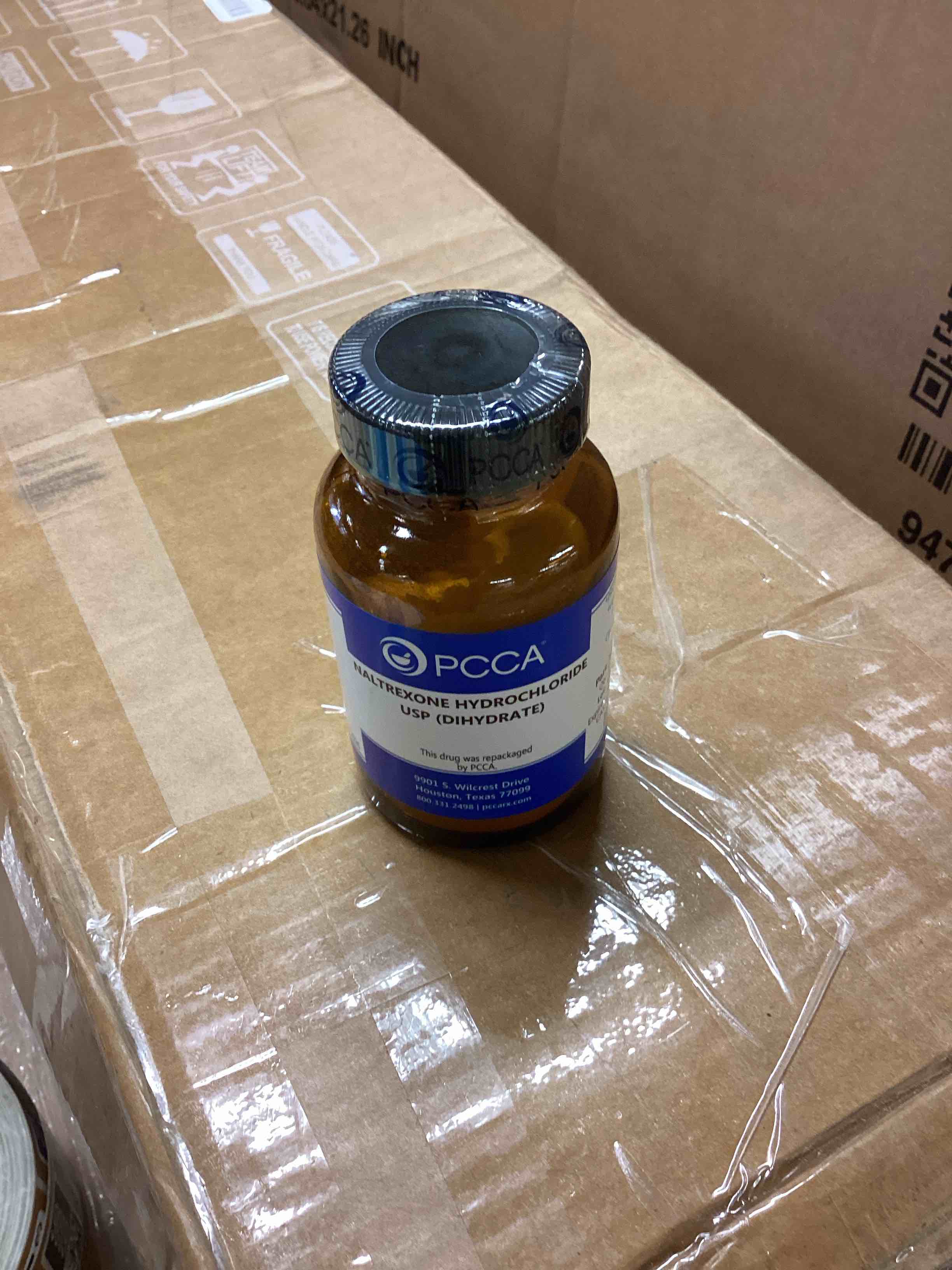Condition photo showing New/Like New for pcca naltrexone hydrochloride usp (dihydrate)
