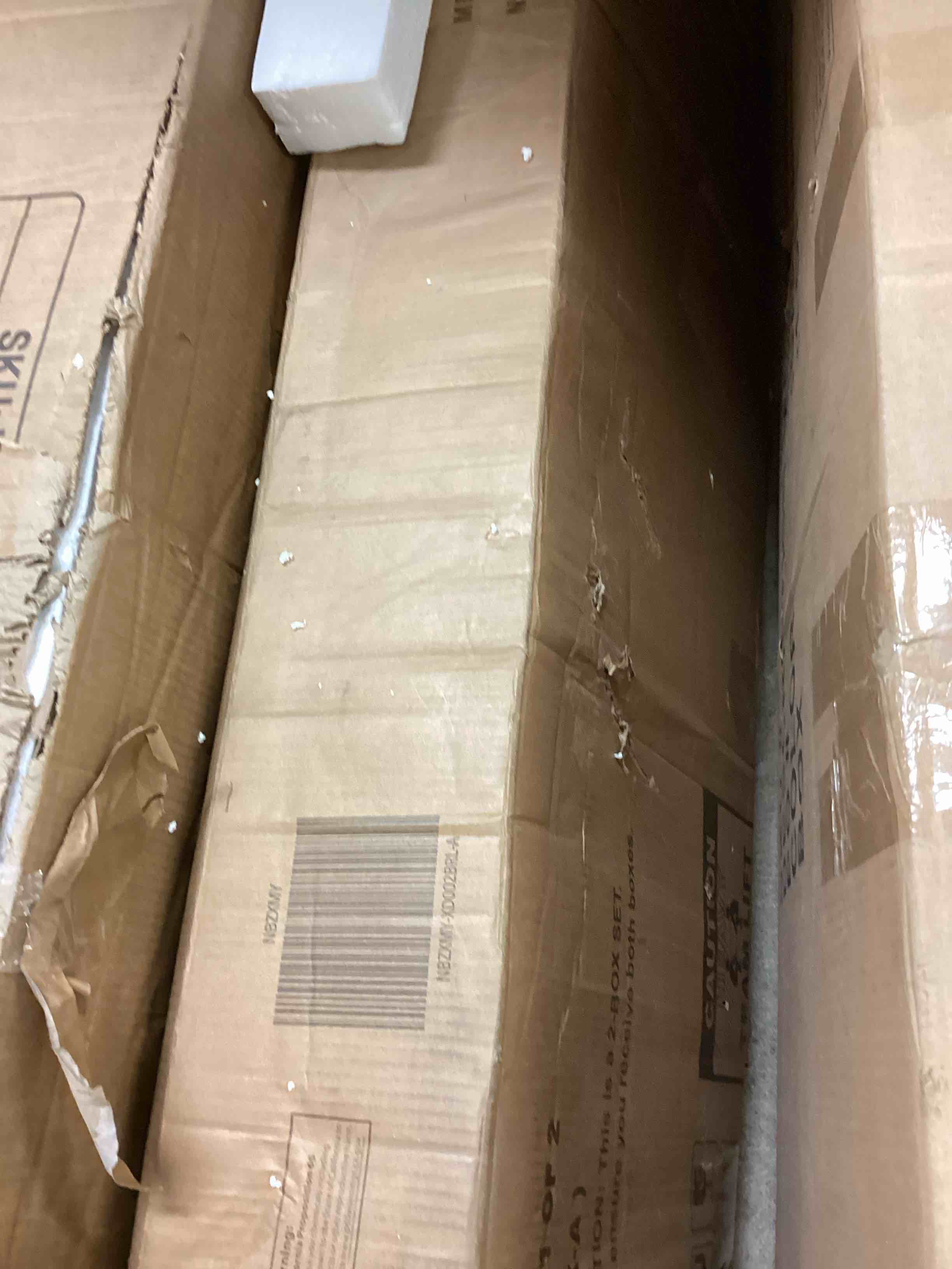 Condition photo showing Good Condition for brown dresser for bedroom, 47.2" chest of drawers | 6 drawer dressers, anti-tip, storage chest of drawers, for hallway, living room, entryway (incomplete one box only)
