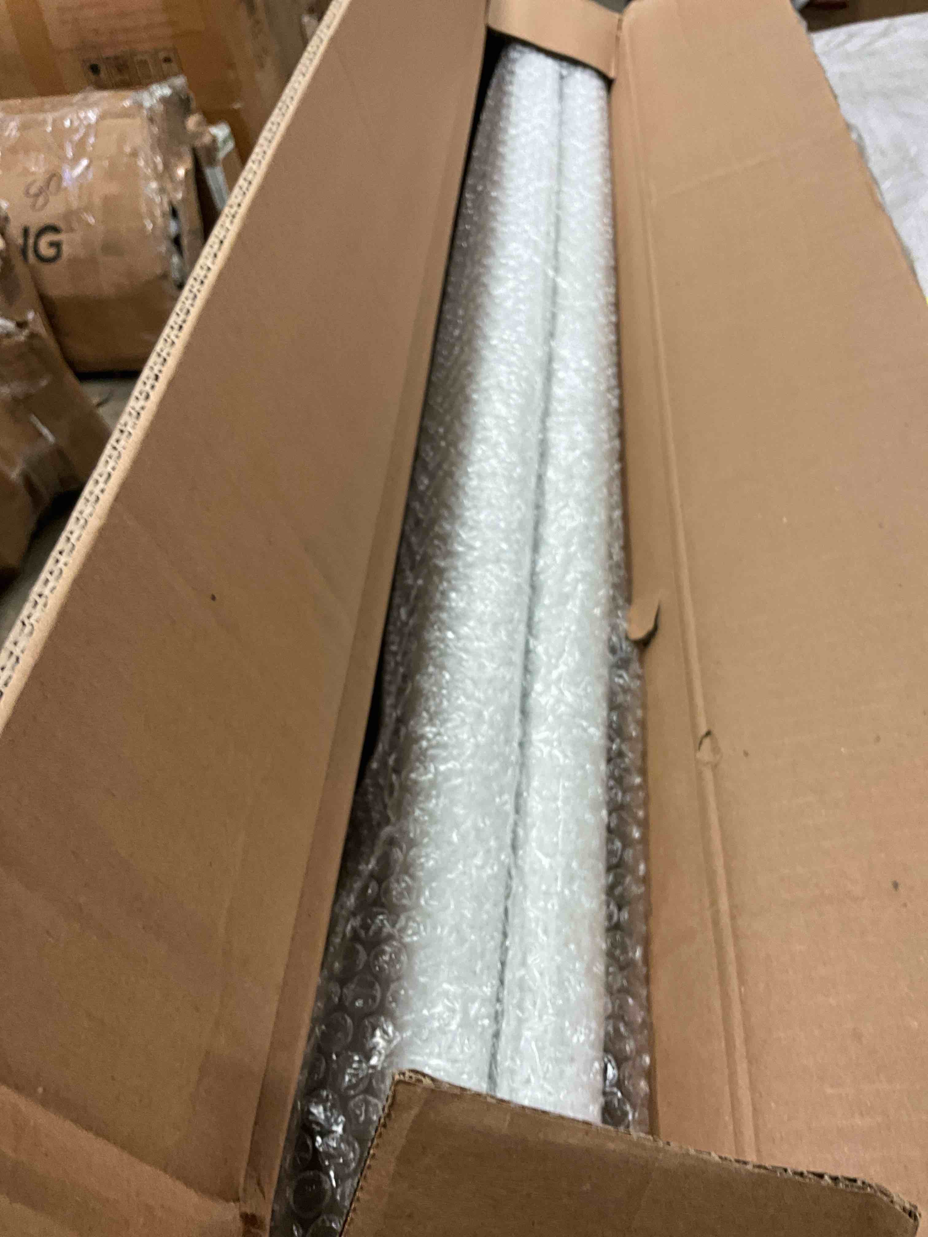 Condition photo showing New/Like New for 7.5 in. profile twin white metal box spring, no assembly