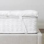 bedlore sweet dreams fluffy mattress topper, queen 