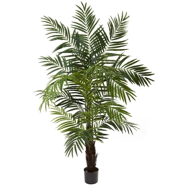 nearly natural 6 ft. artificial areca palm tree