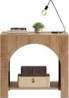 tribesigns farmhouse end side table  (1, brown)