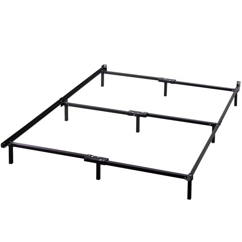 Zinus Compack Queen White Metal Bed Frame
