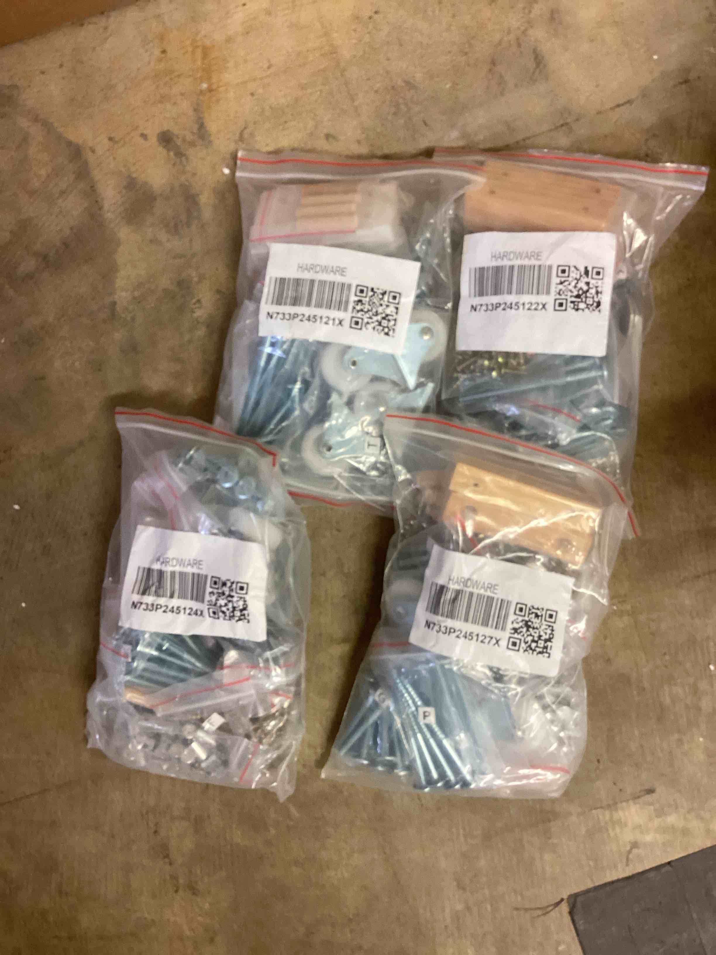 assorted furniture hardware 