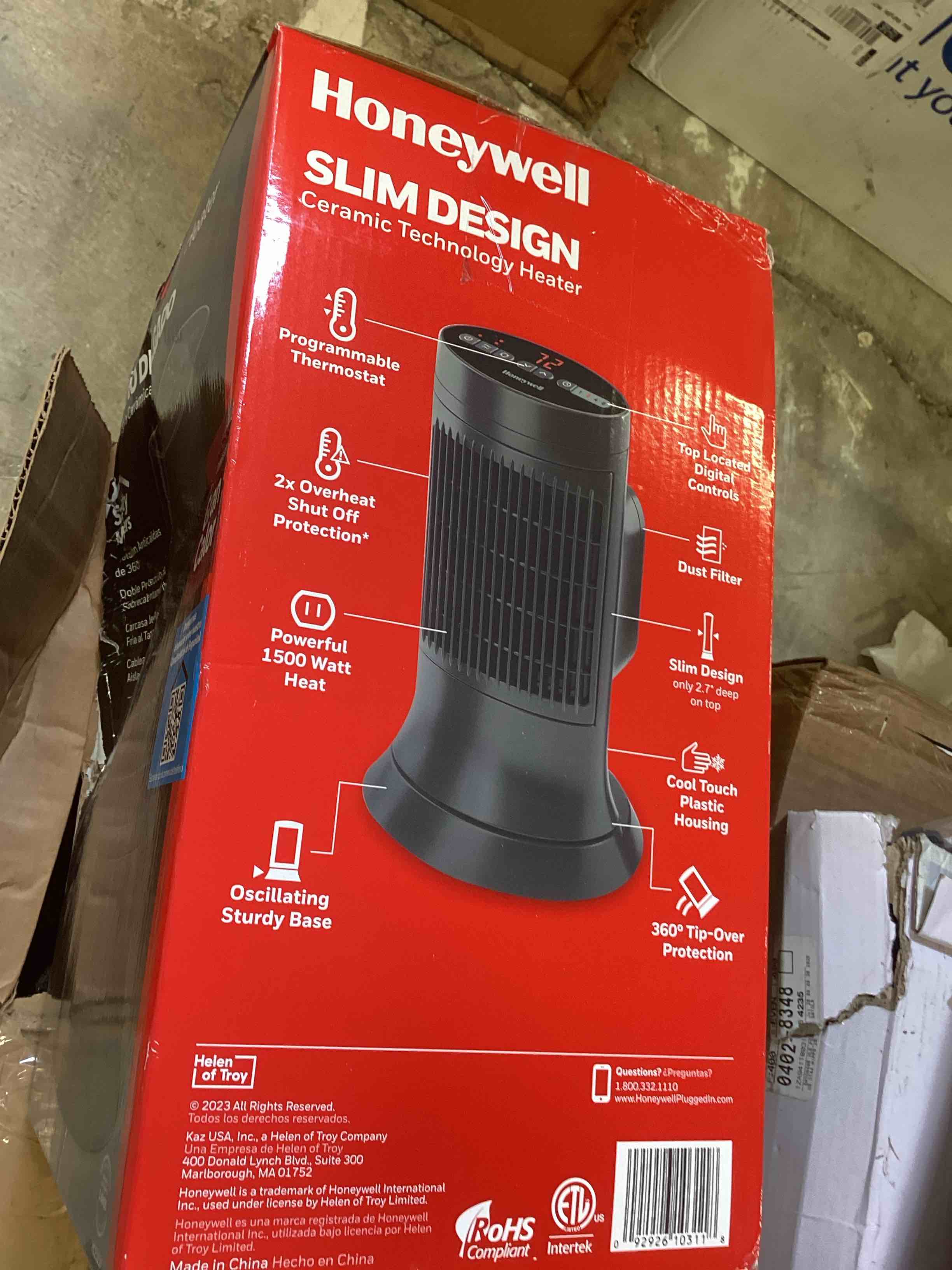 Condition photo showing Good Condition for honeywell digital ceramic compact heater  new  black  hce311v