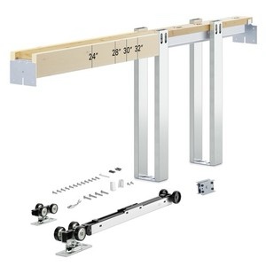 36"x 80" pocket door frame,pocket door kit with 120lbs two-way soft