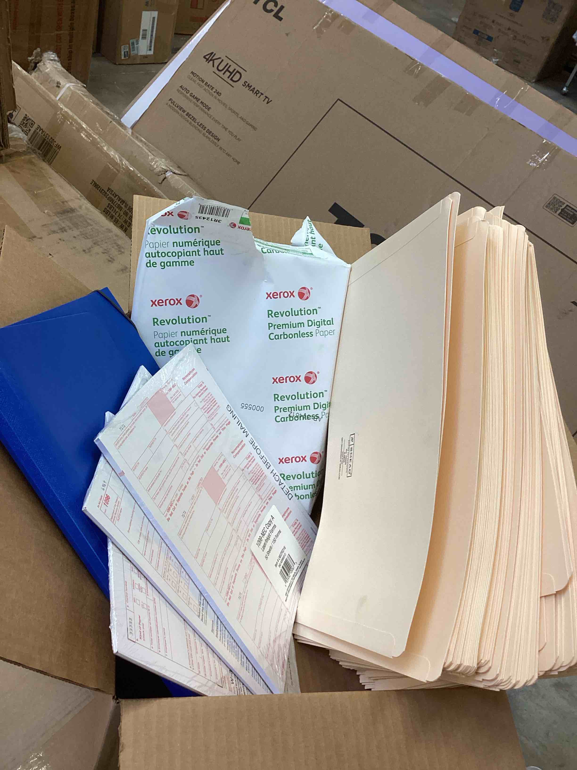 assorted office supplies 