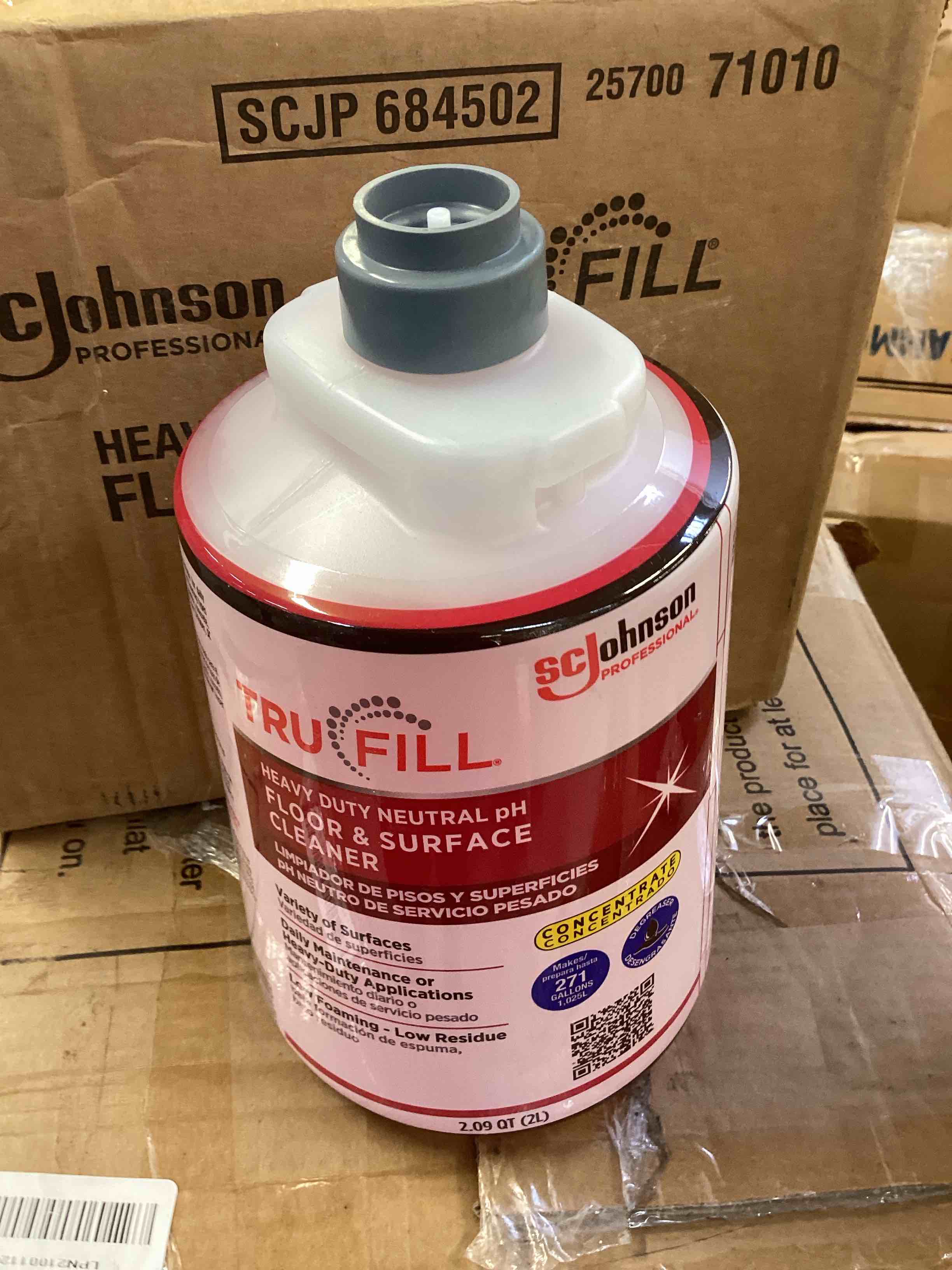 Condition photo showing New/Like New for trufill heavy duty neutral ph floor & surface cleaner 1-pack