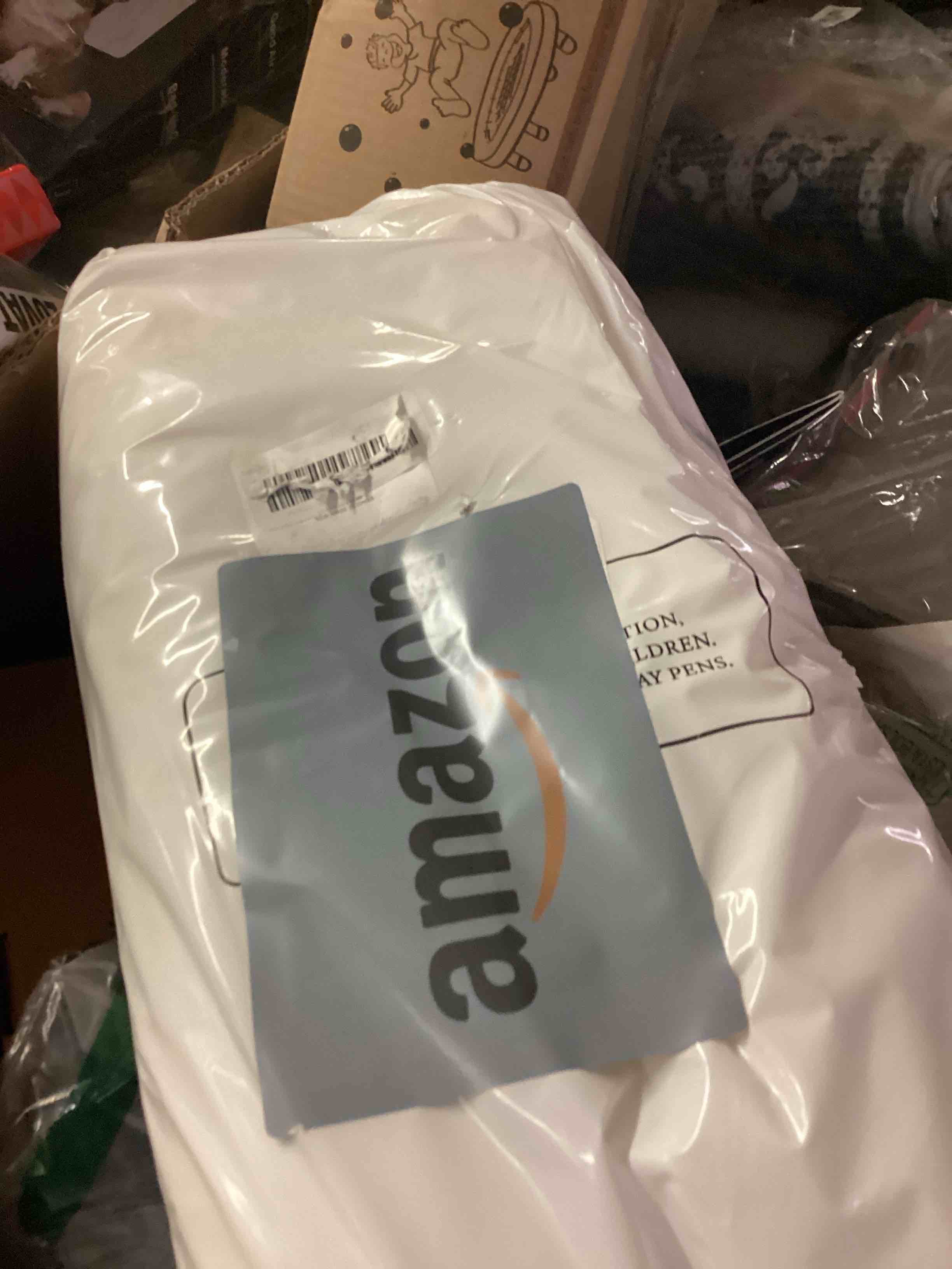 Condition photo showing New/Like New for jollyvogue pillows queen size set of 2, hotel collection bed pillows for side, back, and stomach sleepers, fluffy and supportive, down alternative microfiber filled sleeping pillow queen 2