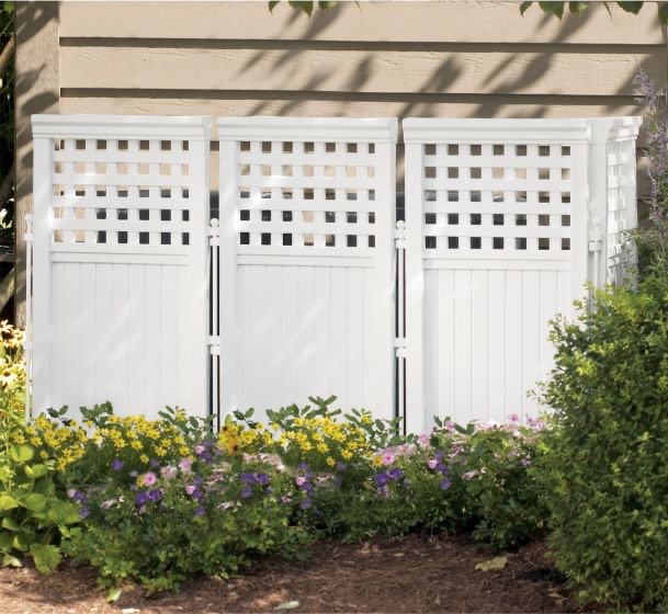 Outdoor Screen Enclosure - White