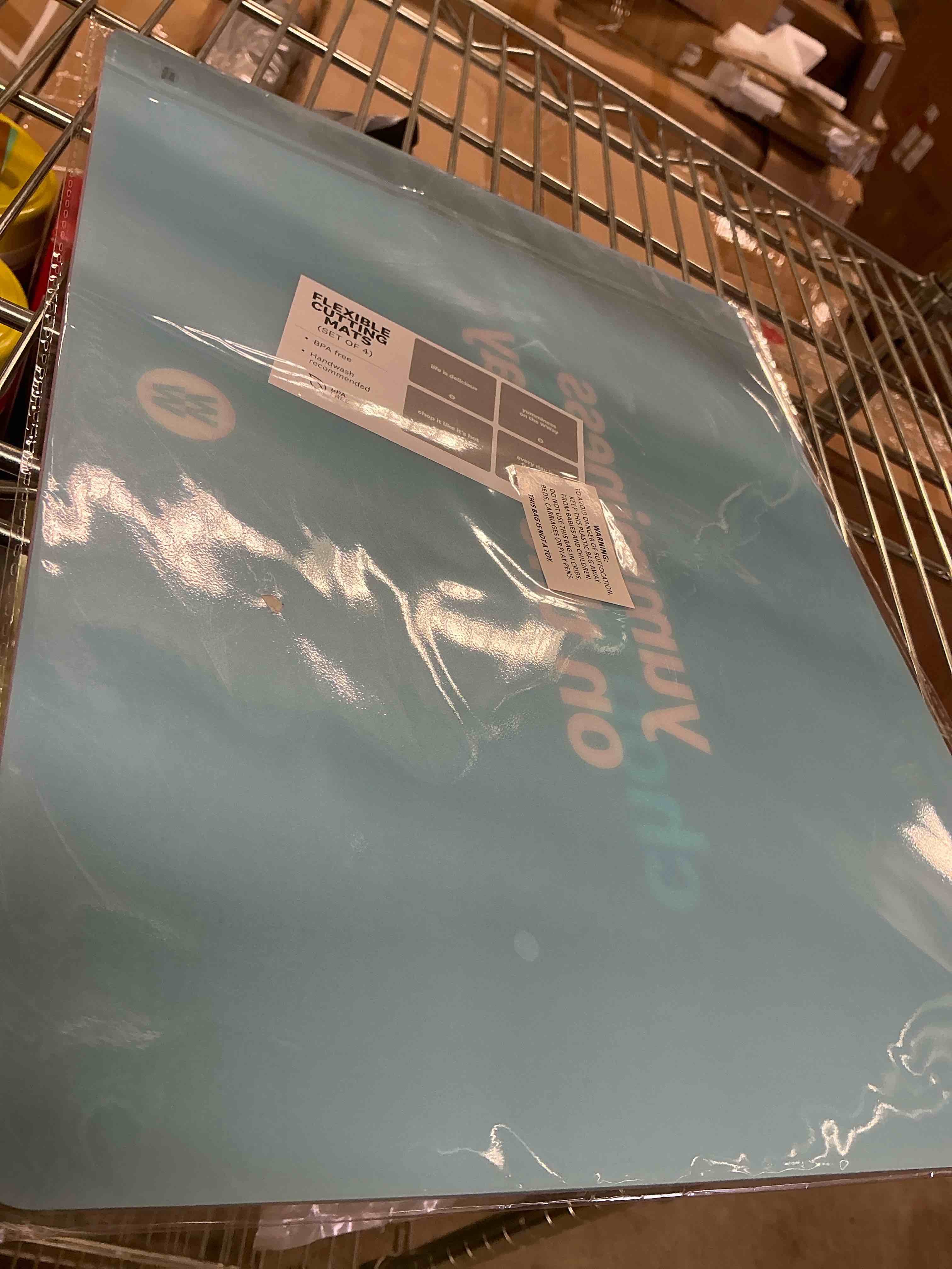 Condition photo showing Brand New for set of 4 flexible cutting boards 