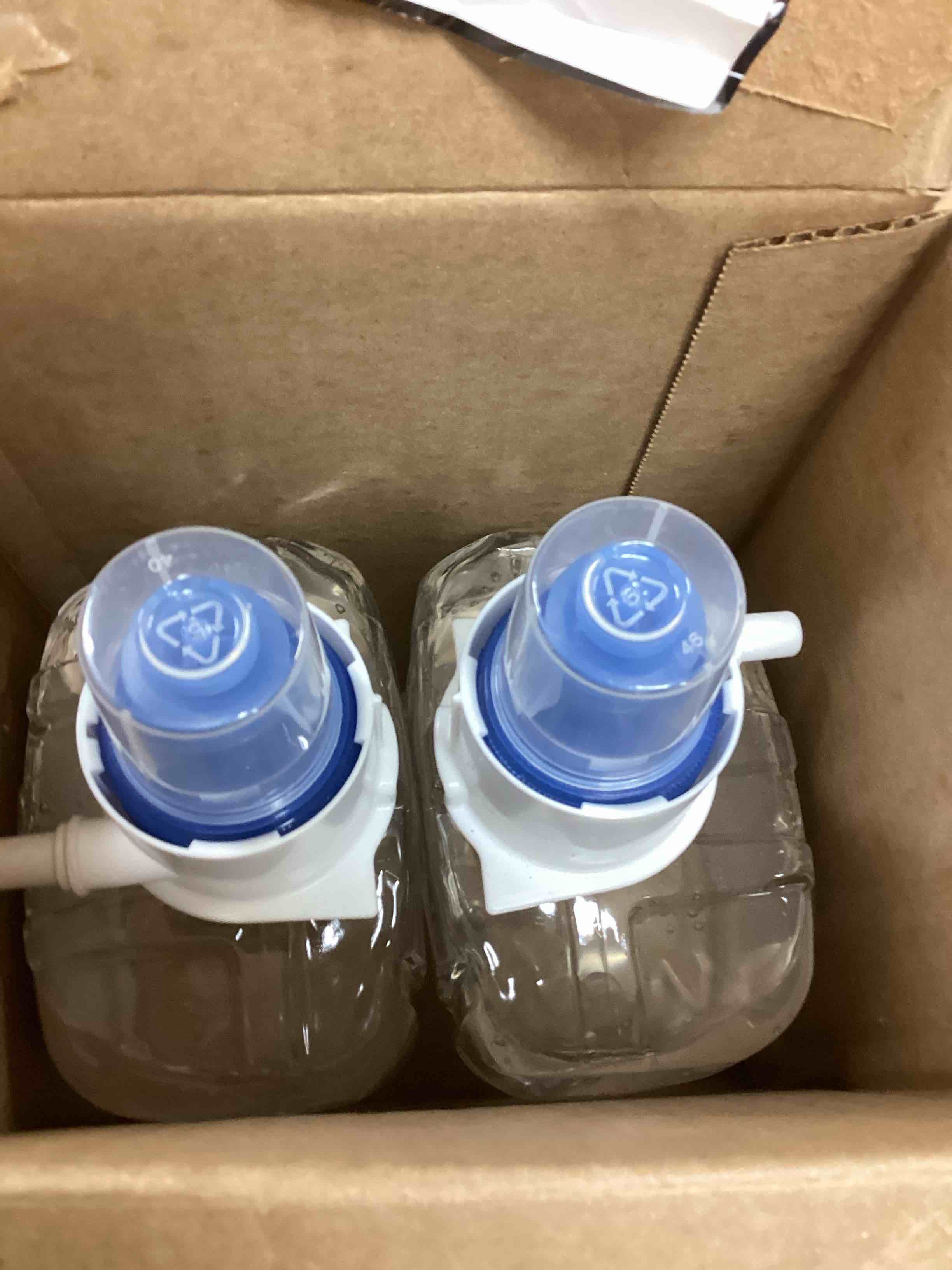 Condition photo showing New/Like New for purell advanced green certified hand sanitizer gel, 1200 ml sanitizer refill for purell ltx touch-free dispenser (pack of 2) - 1903-02