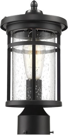 casia outdoor post light, outdoor pillar light, exterior pole light for garden, pathway pillar lamp for garden patio, yard, balcony and entryway