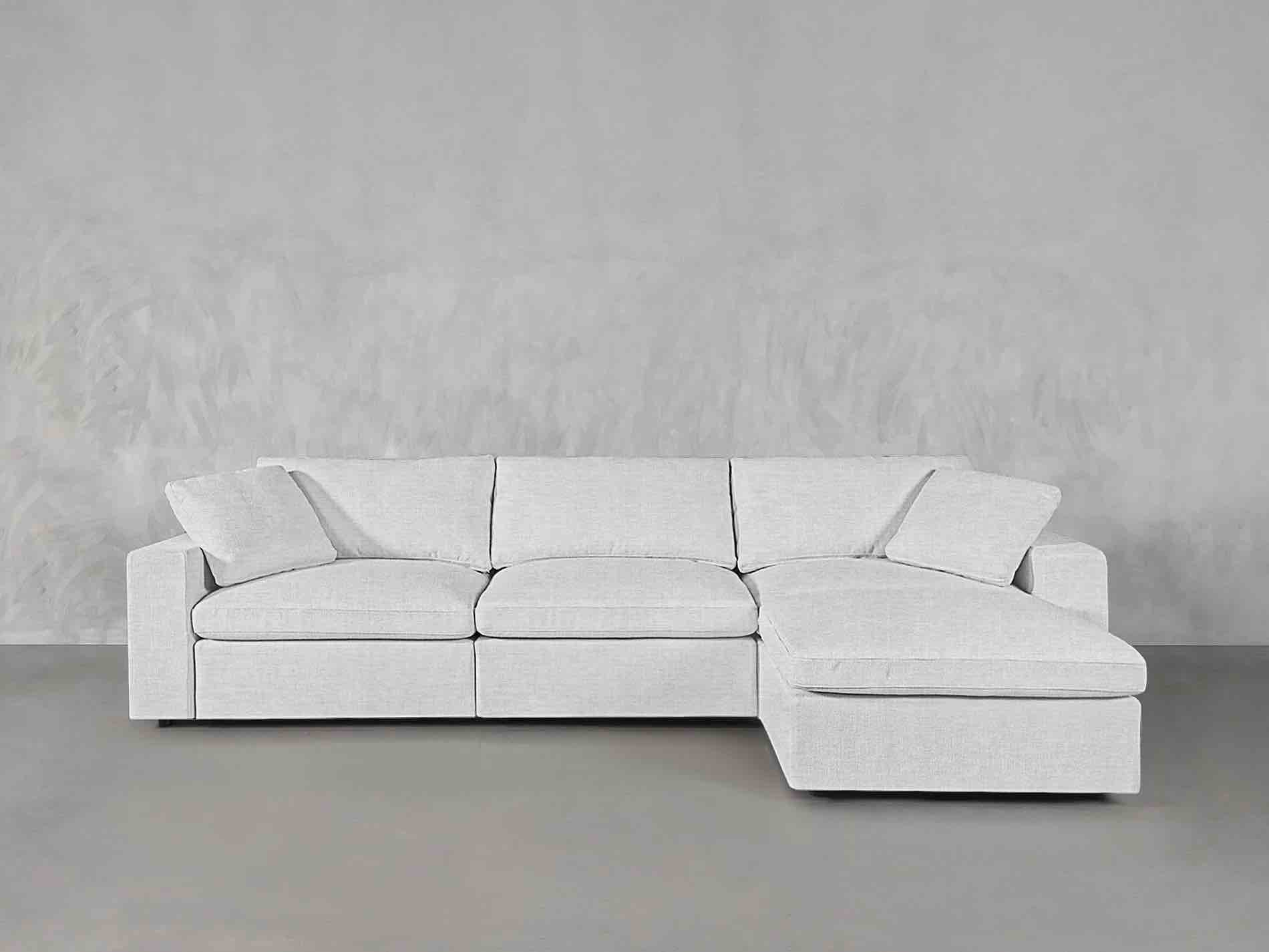 4-seat modular chaise sectional ( incomplete - box #1 only ) (the corner only) 