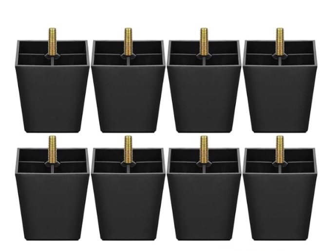 20PCS, Furniture Replacement Legs Square Cabinet Heightened Legs Couch Feet Sofa Feet