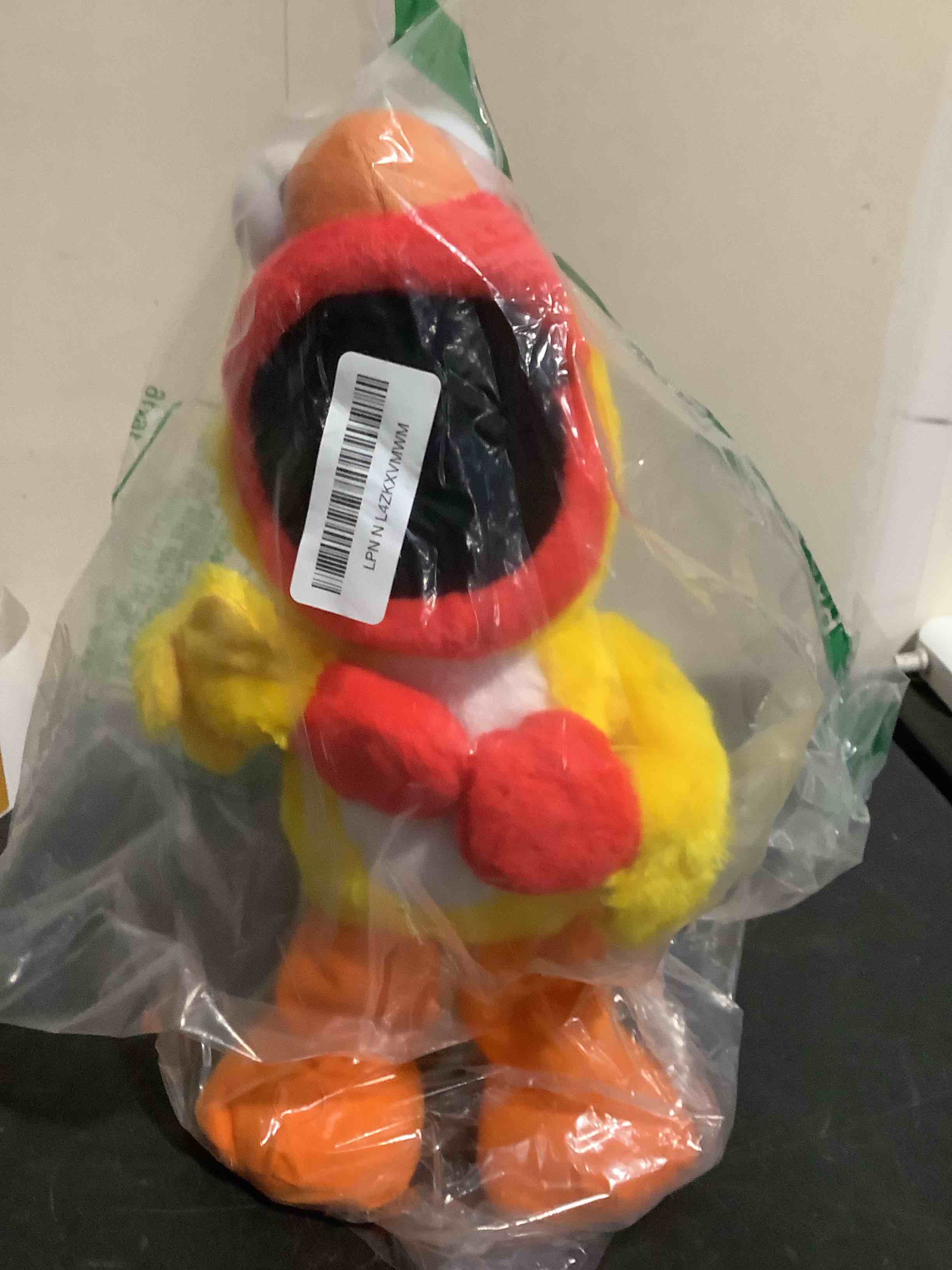 Condition photo showing New/Like New for sesame street chicken dance elmo feature 13 inch plush, dancing plush, stuffed animal, kids toys for ages 18 month by just play