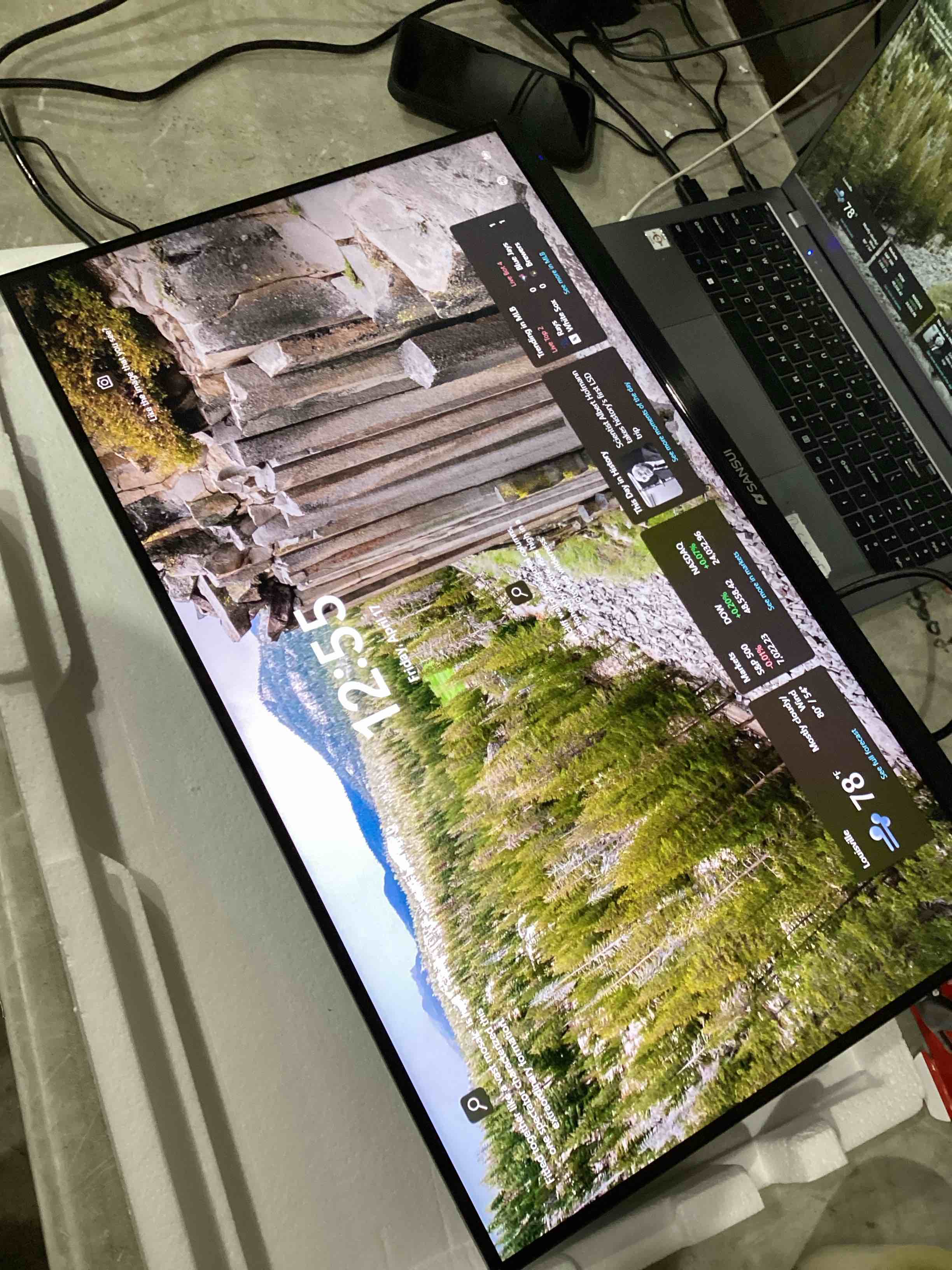 Condition photo showing Good Condition for sansui 27 inch wqhd 2560 x 1440 ips gaming monitor, 180hz 1ms computer monitor, dp 1.2 x2 | hdmi 2.0 x2 | vesa mount, 120% srgb hdr eye care metal stand (dp cable included)