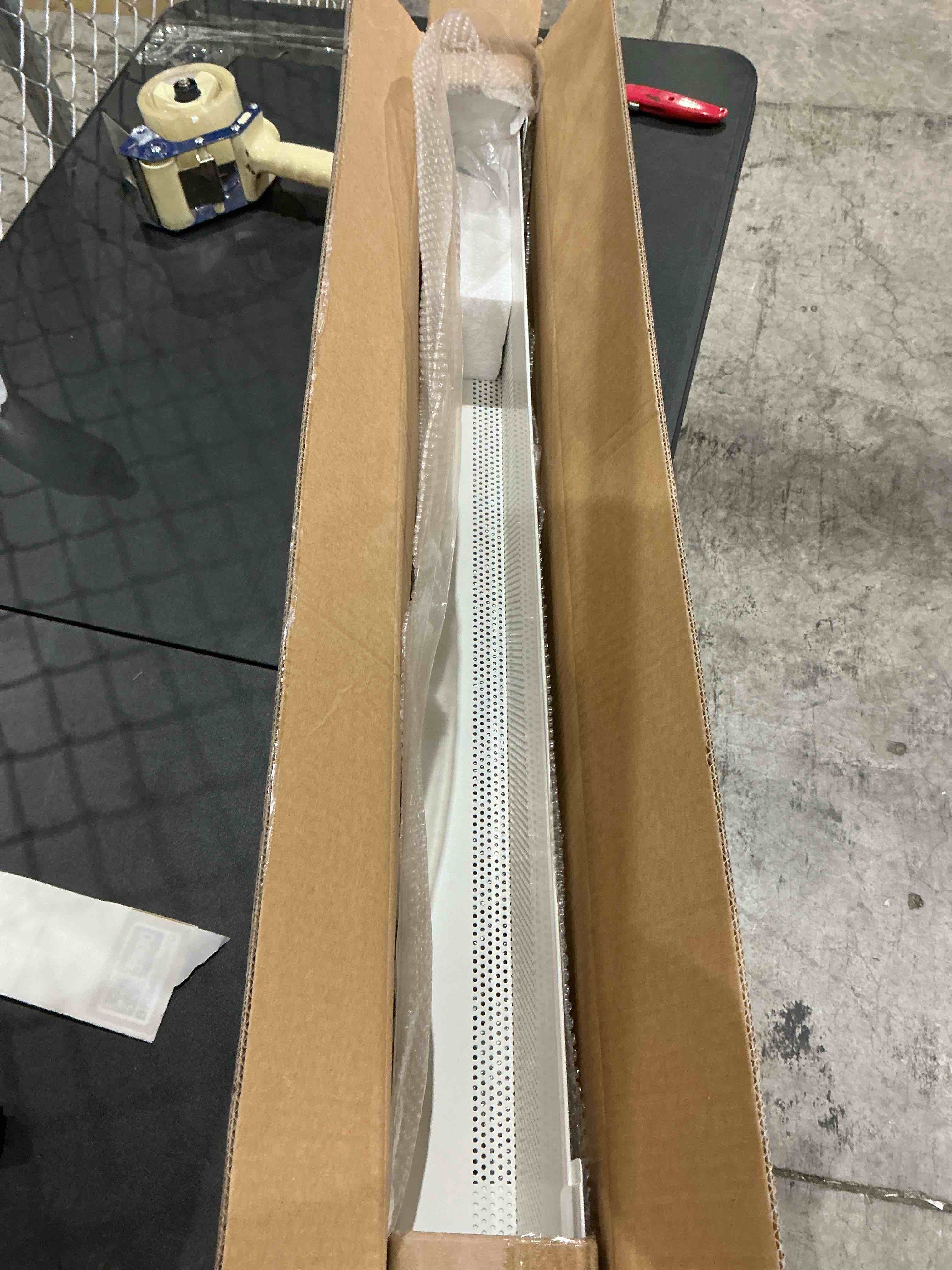 Redants 3 FT Baseboard Heater Covers with Left and Right Endcaps, Galvanized Steel Easy Slip-On Baseboard Cover for Replacing Old and Rusty Looking Electric and Hydronic Base board Heater Cover 3 FT (w/ Caps) 1