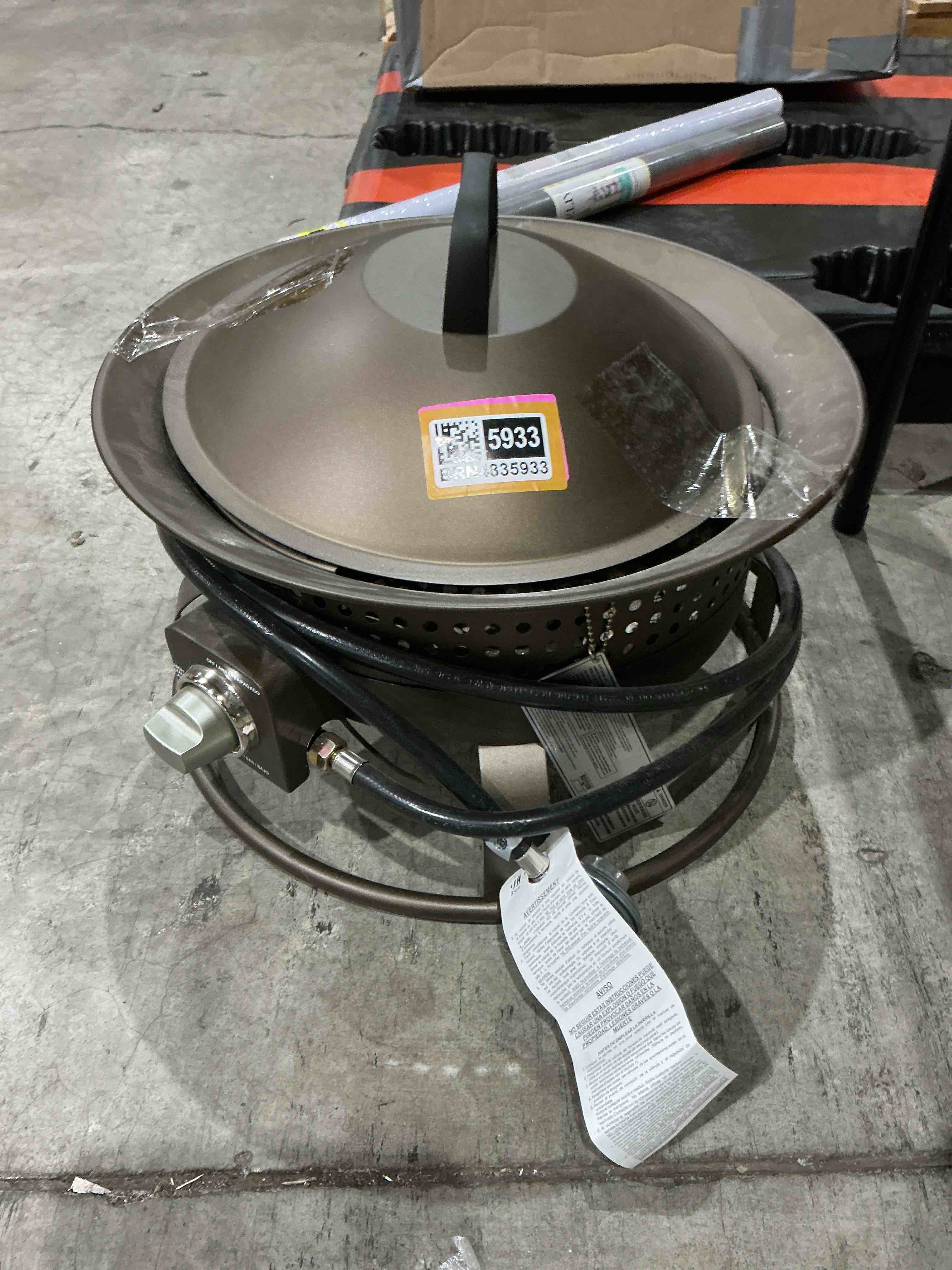 Bond 18.5-in W 54000 Maximum BTUs Steel Round Portable Liquid propane Fire pit