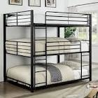 (incomplete only one box)). Maynard - Metal Twin Triple Bunk Bed - Gunmetal