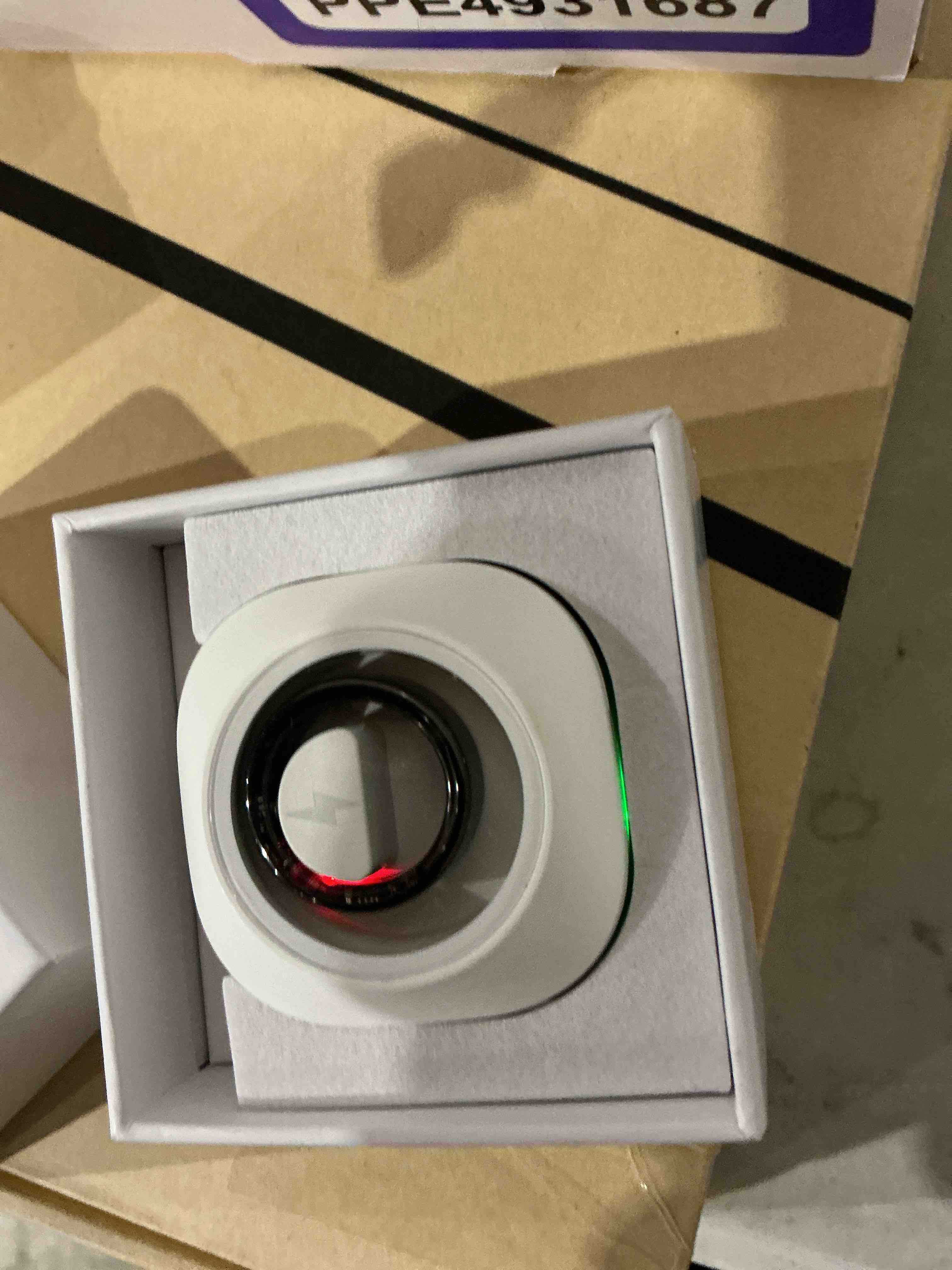 Condition photo showing Good Condition for smart ring for women men, health fitness tracker ring with sleep monitoring/heart rate/blood oxygen/hrv/stress/calorie/steps, ip68 waterproof for ios & android, no app fees(black, 09#)