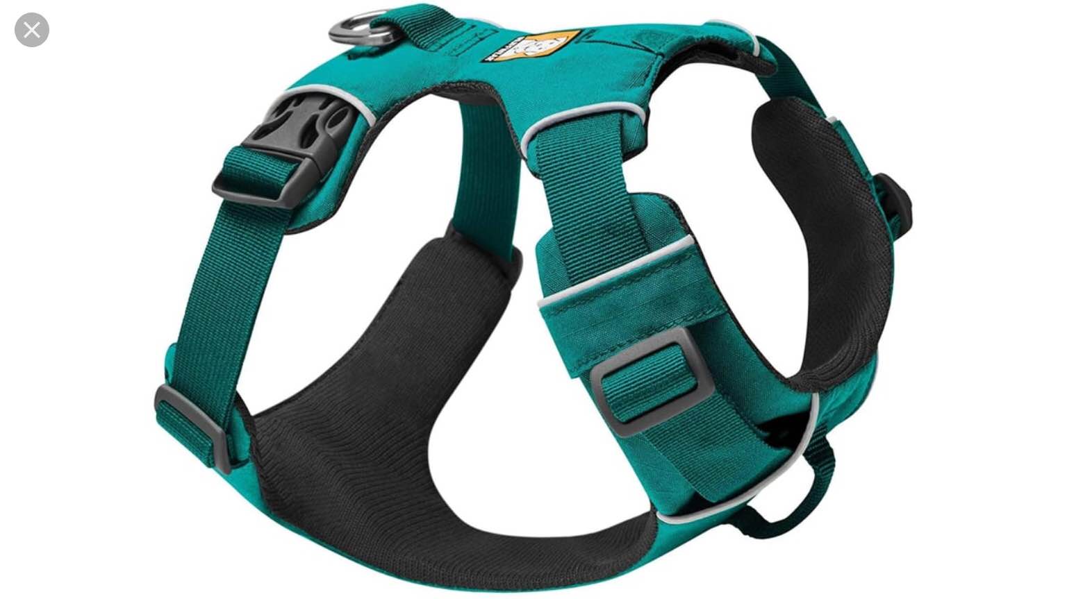 ruffwear dog harness teal medium