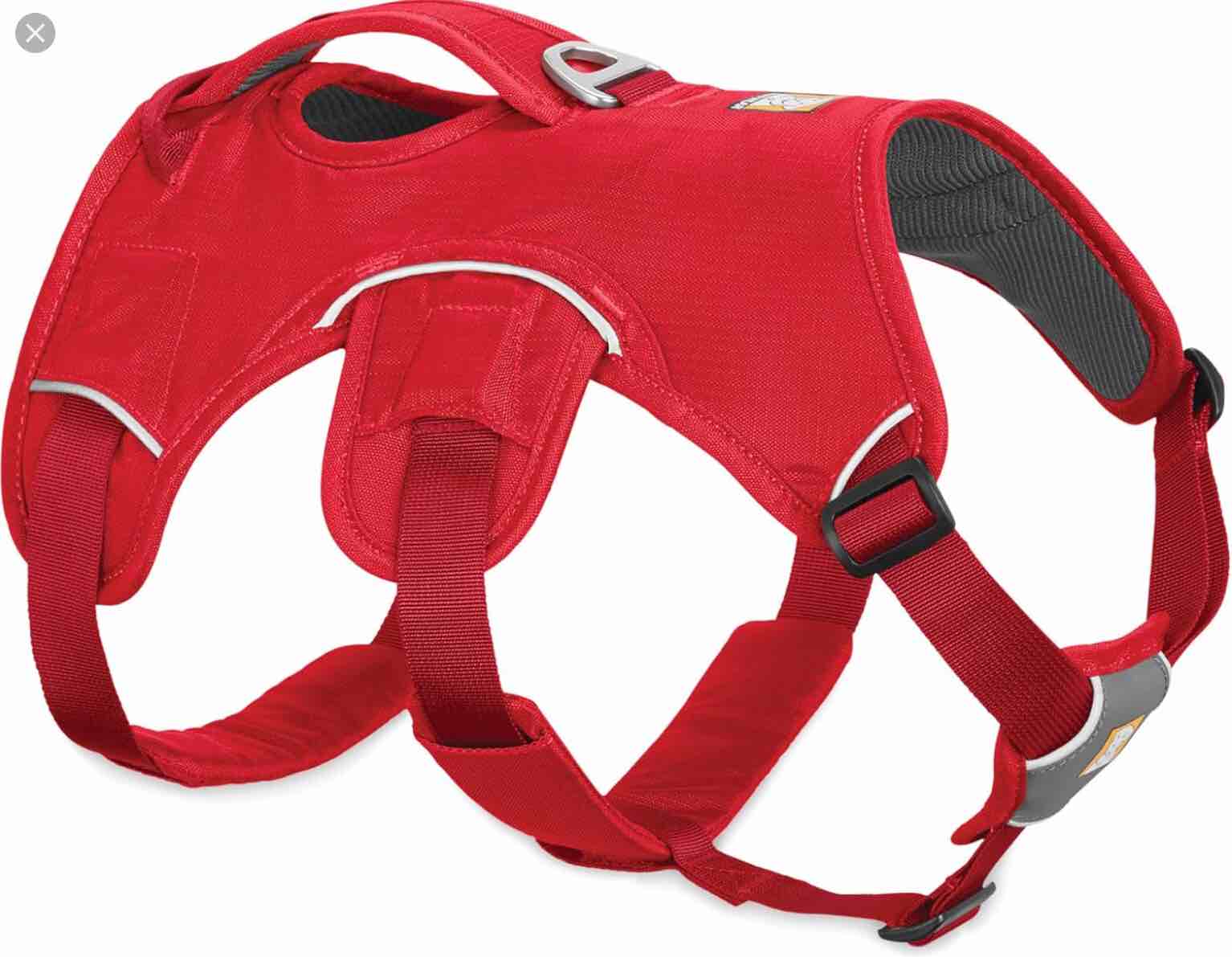 ruffwear dog harness red small