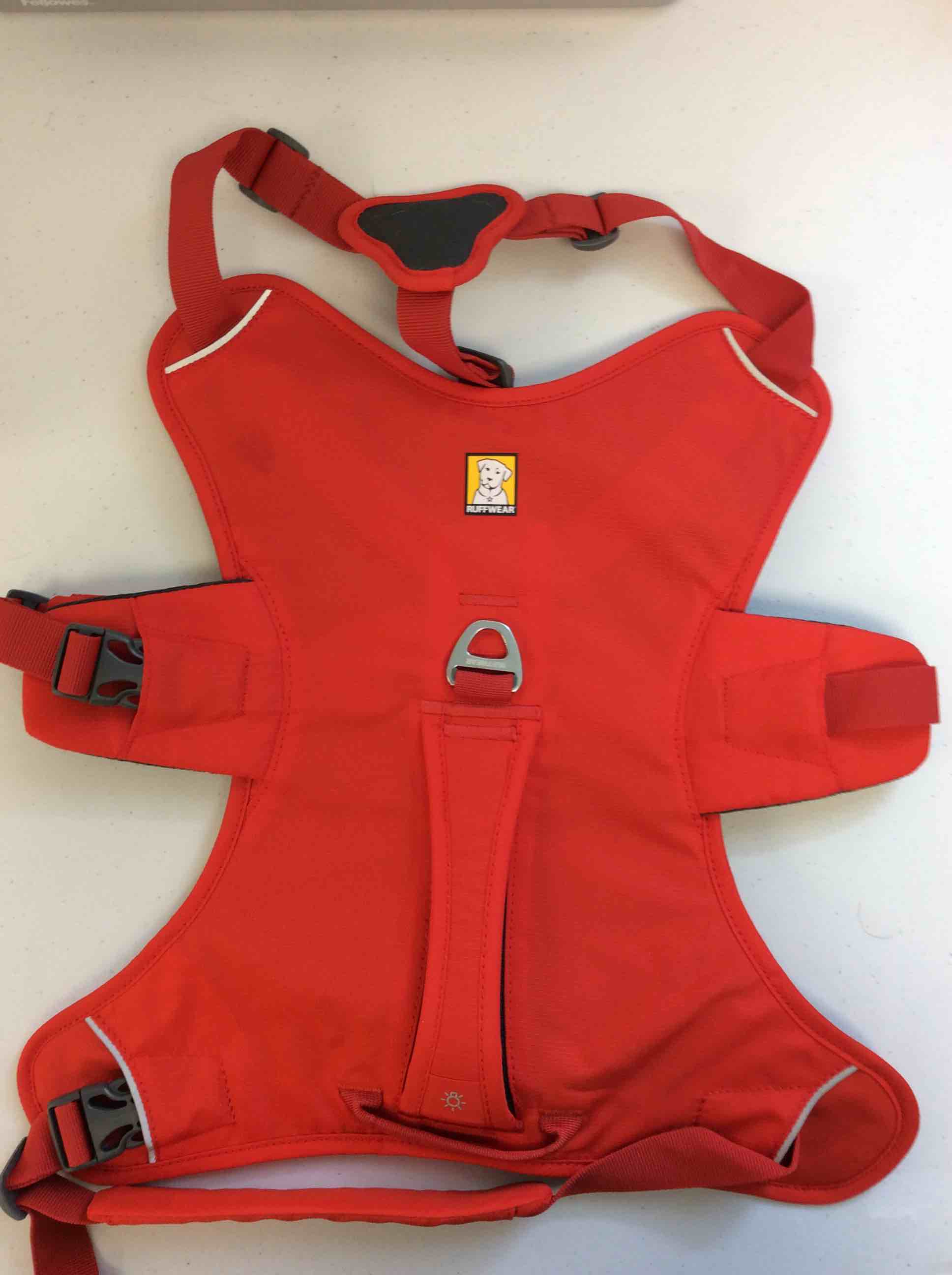 Condition photo showing Good Condition for ruffwear dog harness red large/x-l