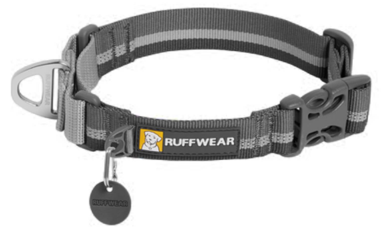 ruffwear dog collar gray 17-20in