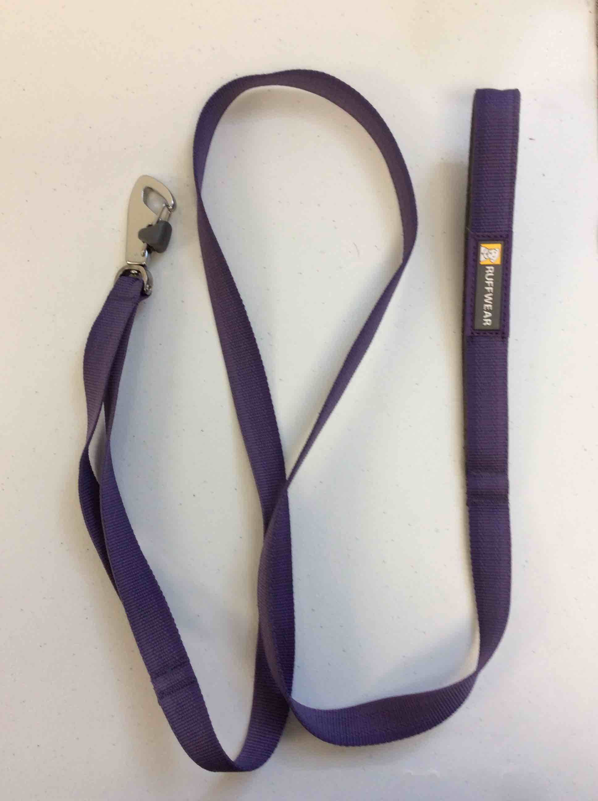 Condition photo showing New/Like New for ruffwear dog leash purple length unknown 