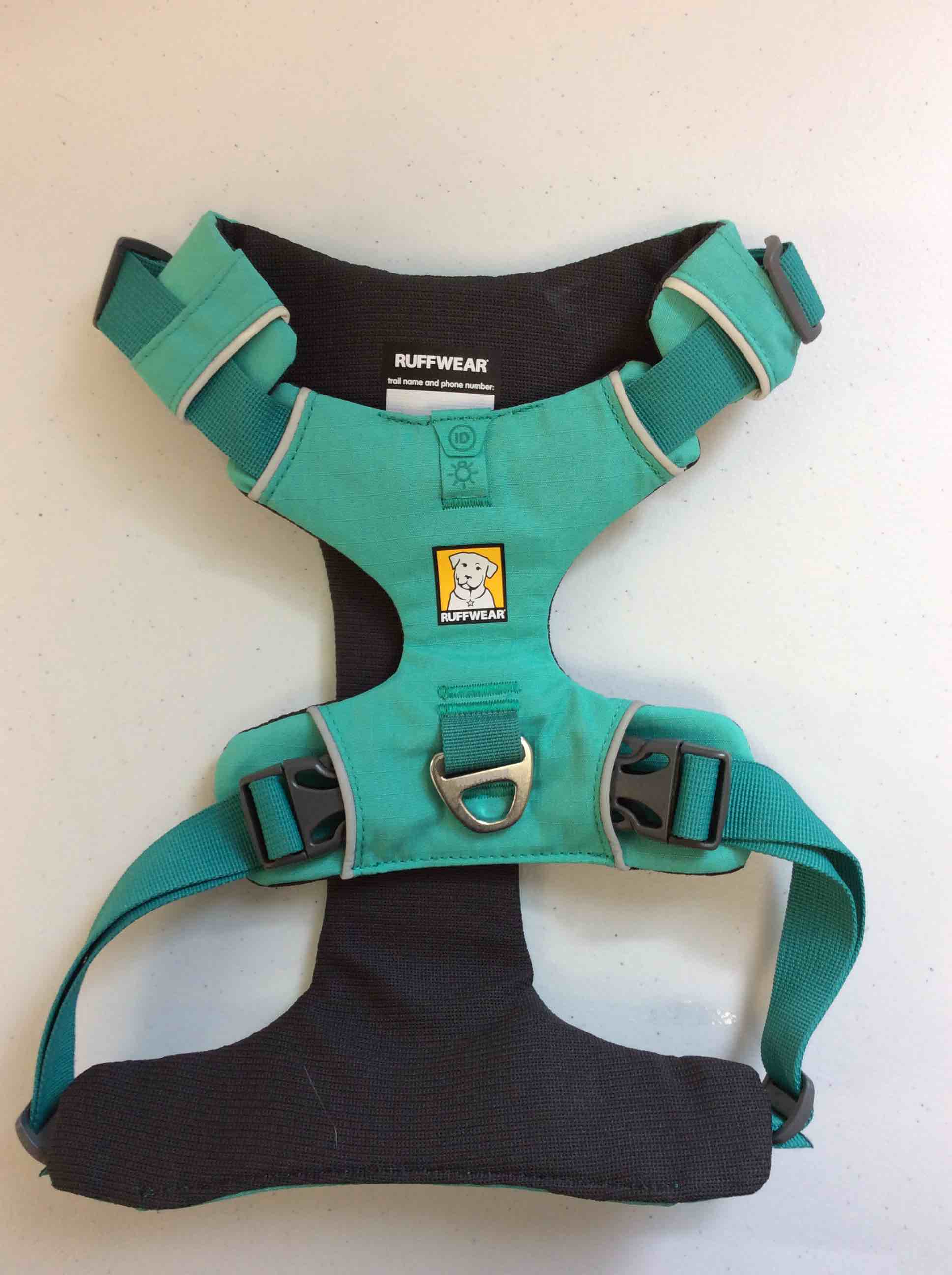 Condition photo showing Good Condition for ruffwear dog harness teal medium