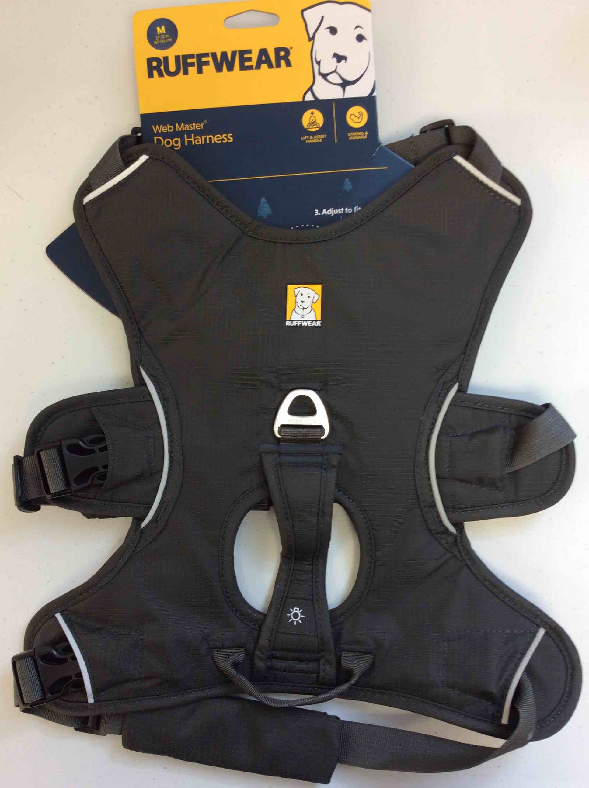Condition photo showing New/Like New for ruffwear dog harness gray medium