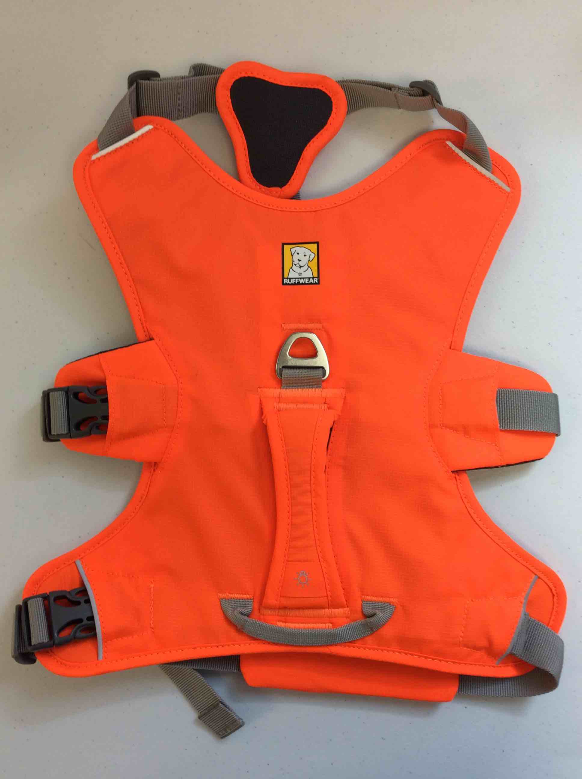 Condition photo showing New/Like New for ruffwear dog harness orange medium 