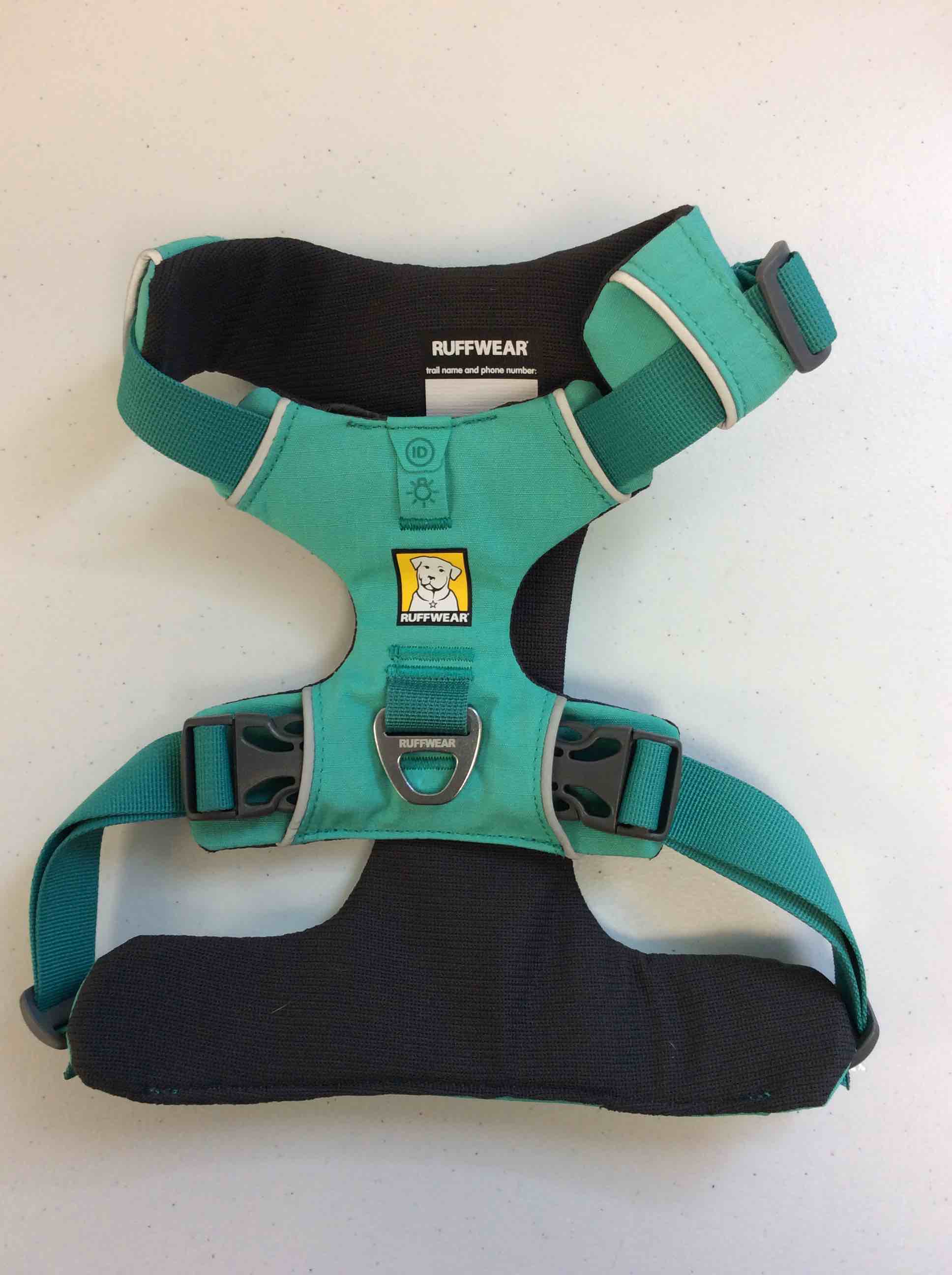 Condition photo showing Good Condition for ruffwear dog harness teal small