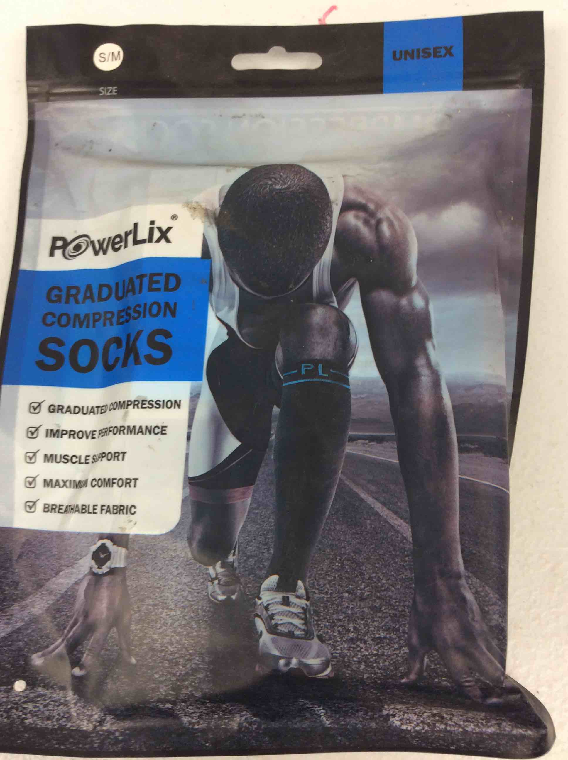 Condition photo showing Good Condition for power lix graduated compression socks