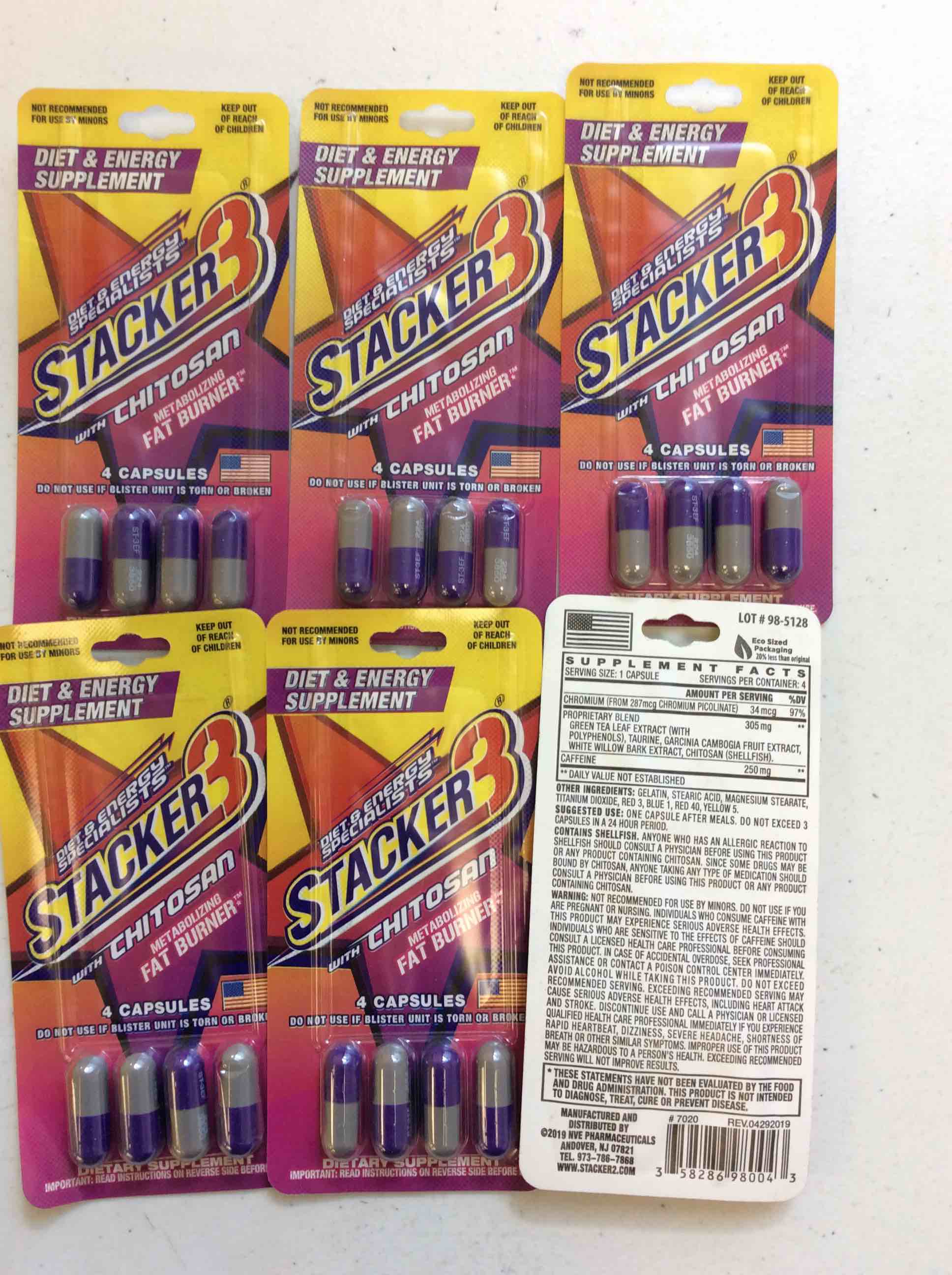 Condition photo showing New/Like New for diet & energy supplement 