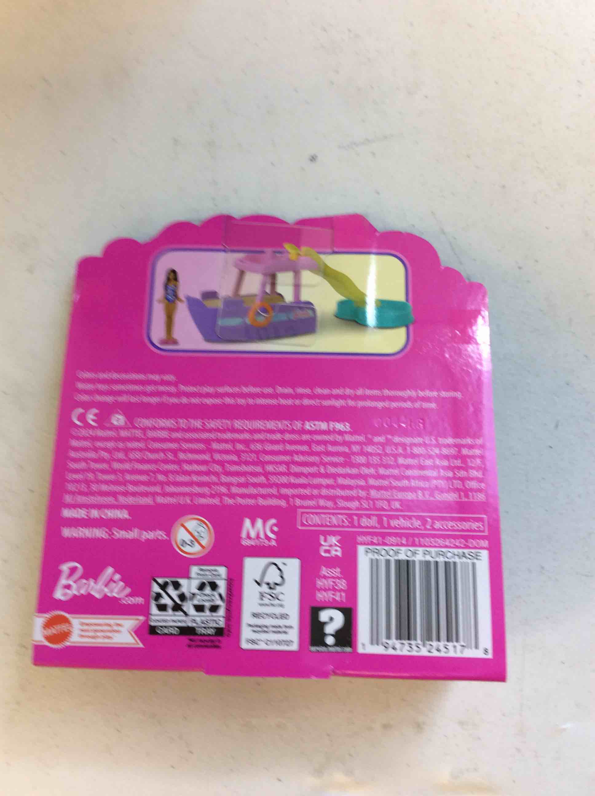 Condition photo showing New/Like New for mini barbieland toy