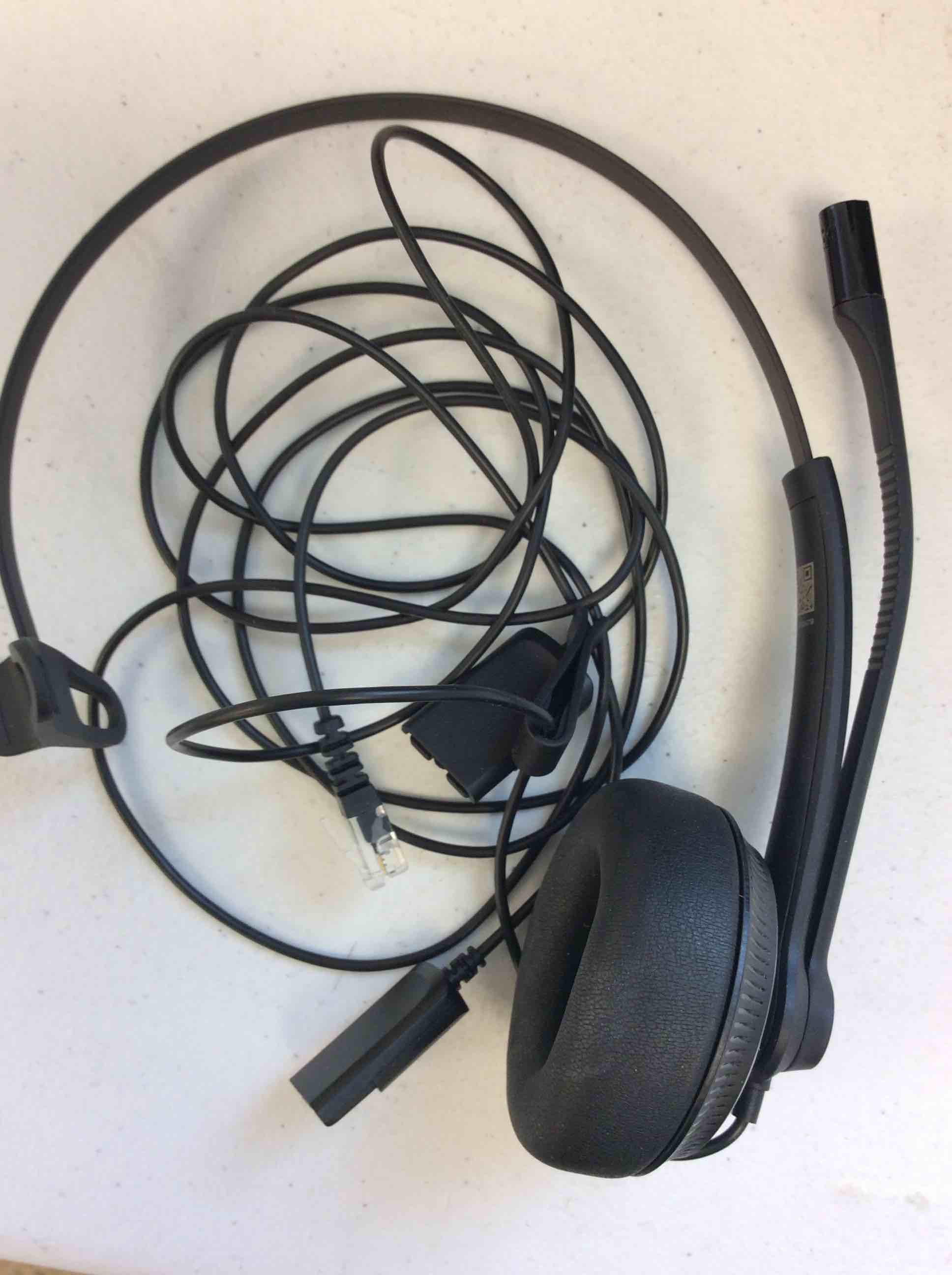 Condition photo showing Good Condition for yealink yhs34 mono analog wired headset