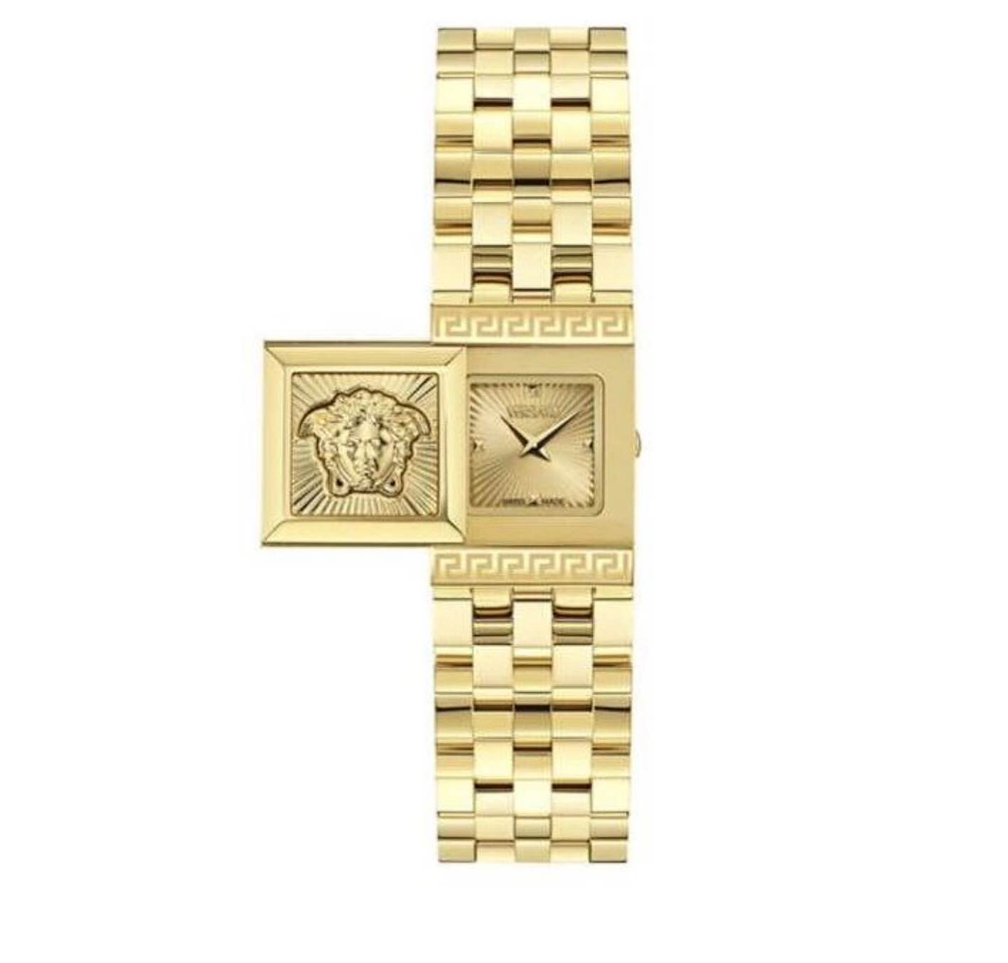 Condition photo showing New/Like New for ladies versace reveal yellow watch ve0c00225