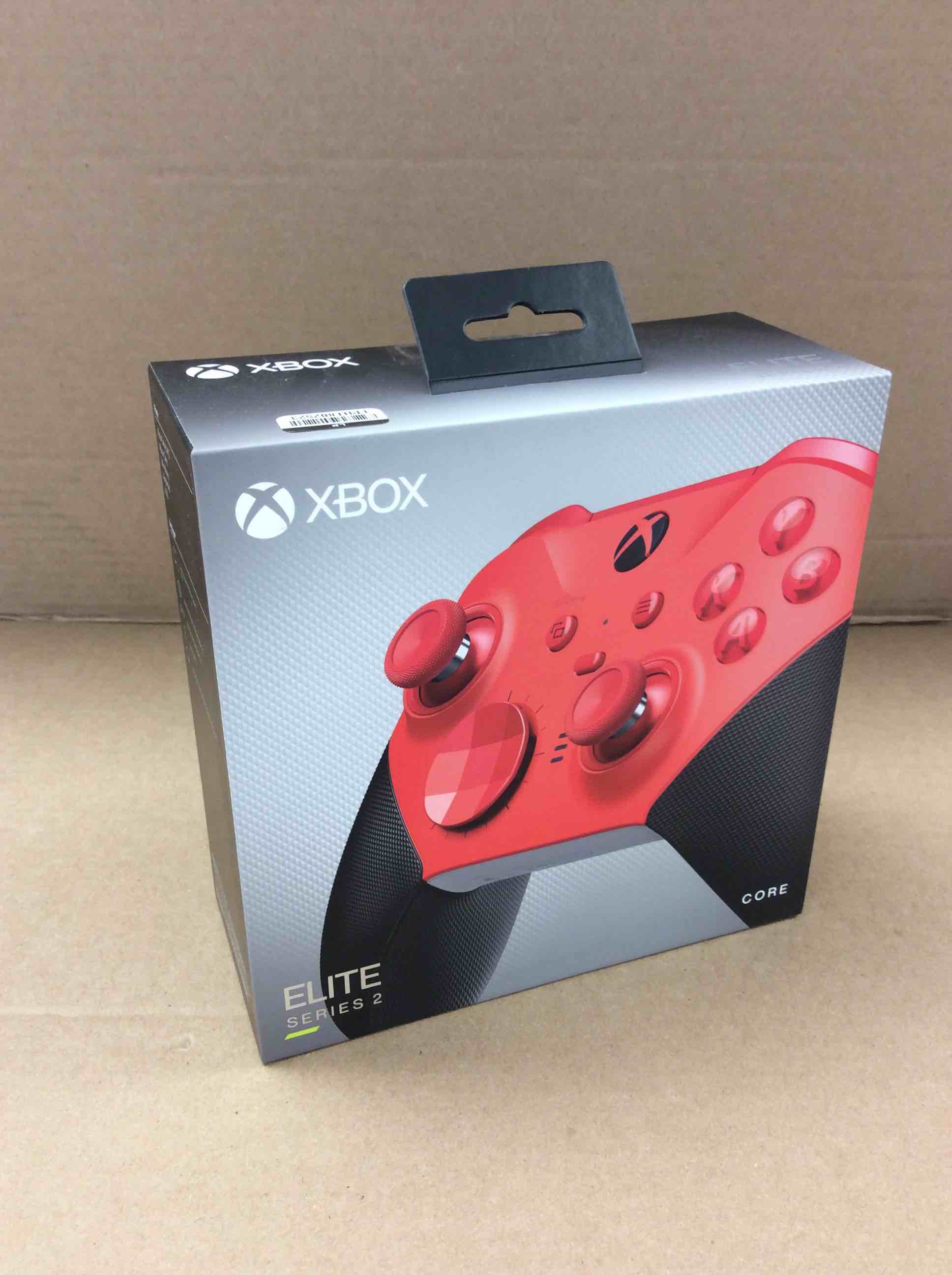 Condition photo showing New/Like New for microsoft xbox elite series 2 core wireless controller - red/black