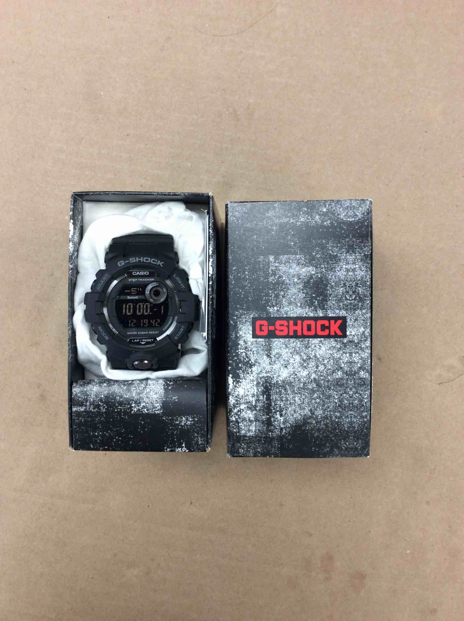 Condition photo showing New/Like New for casio g-shock men s power trainer step counter shock resistant 200 meter water resistant watch  (model gbd-800-1bcr)