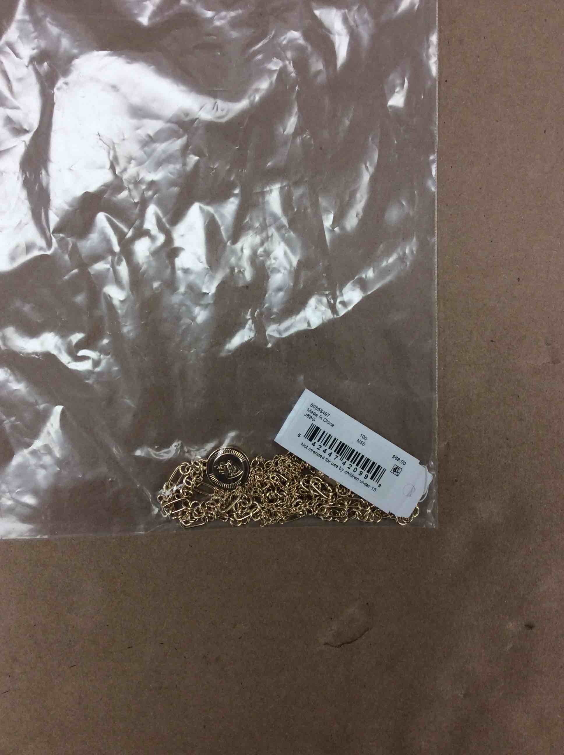 Condition photo showing New/Like New for lauren ralph lauren multilayer coin pendant necklace in pearl
