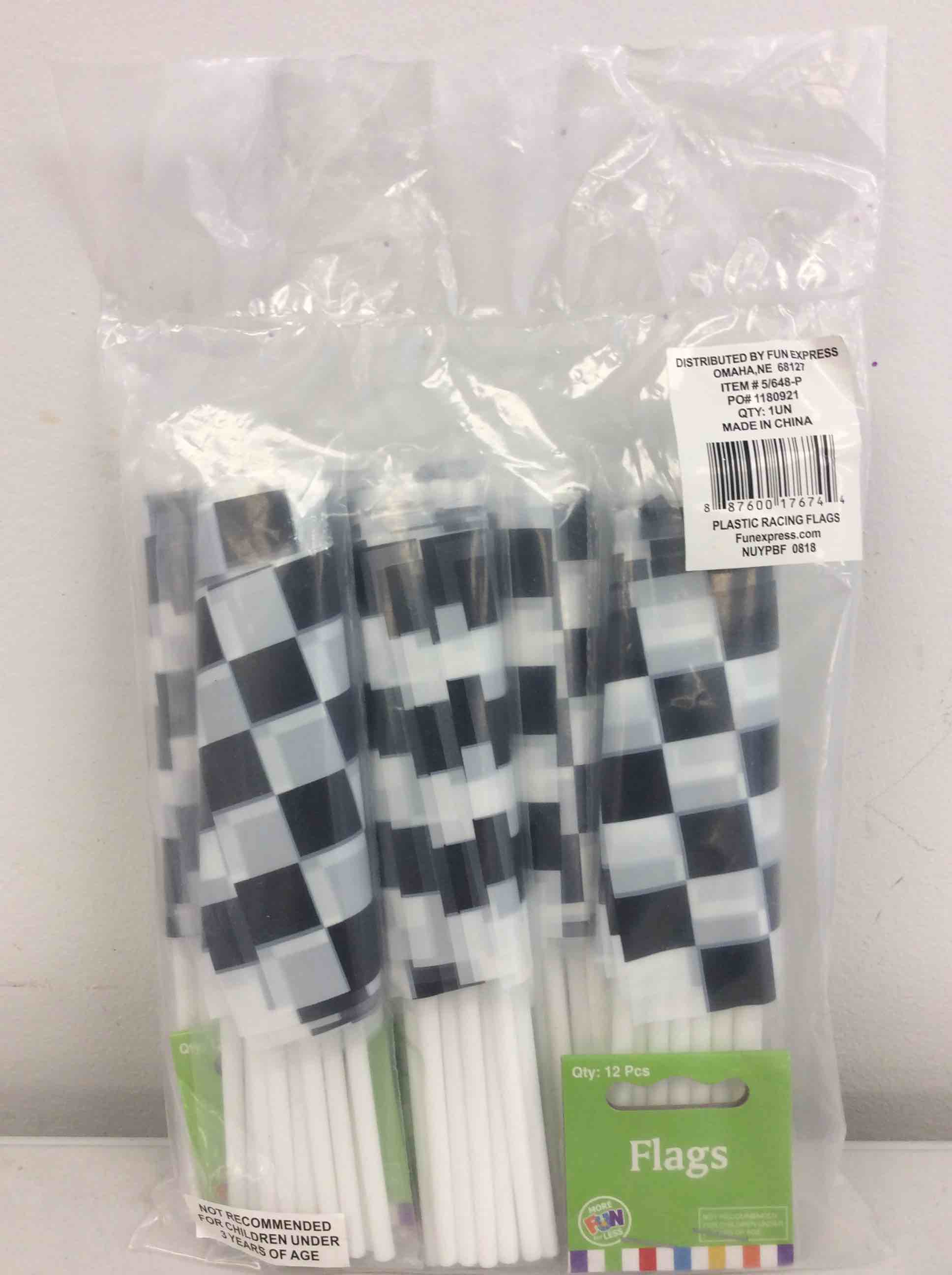 Condition photo showing New/Like New for plastic racing flags
