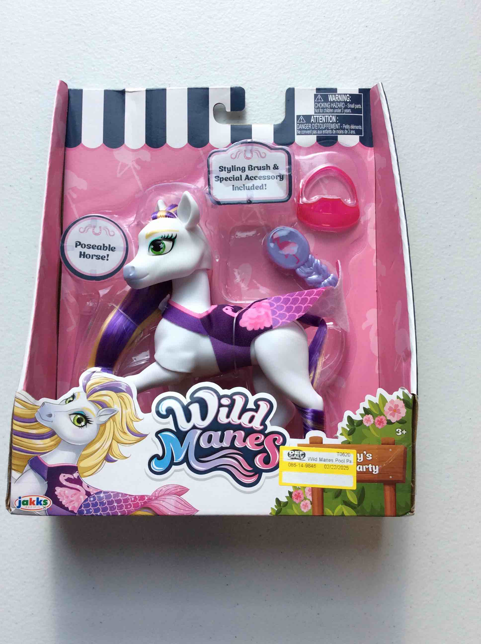 Wild Manes Horse Doll with Hair Brush and Purse
