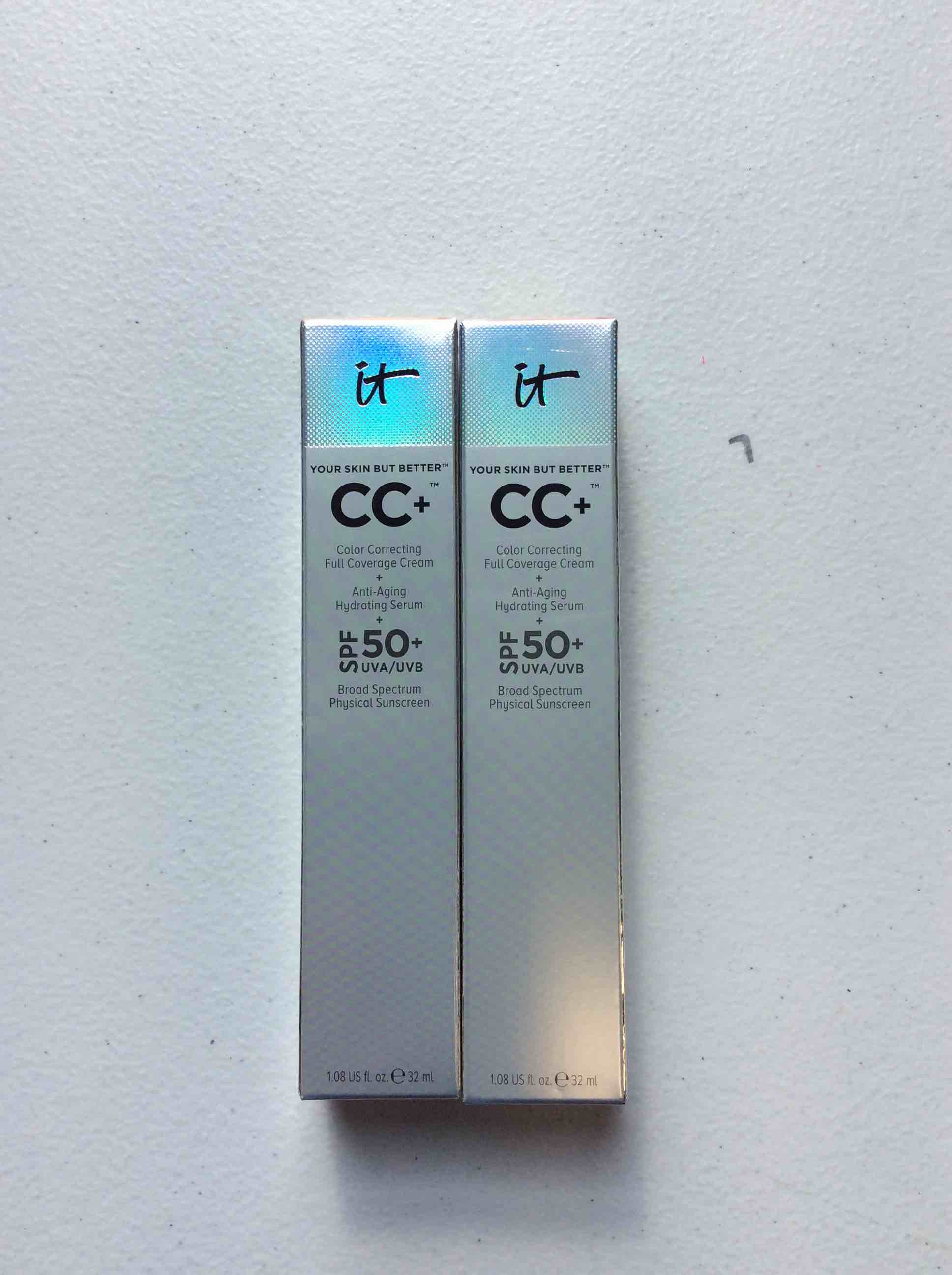 Two IT Sunscreens in Neutral Medium with SPF 50+ UVA/UVB