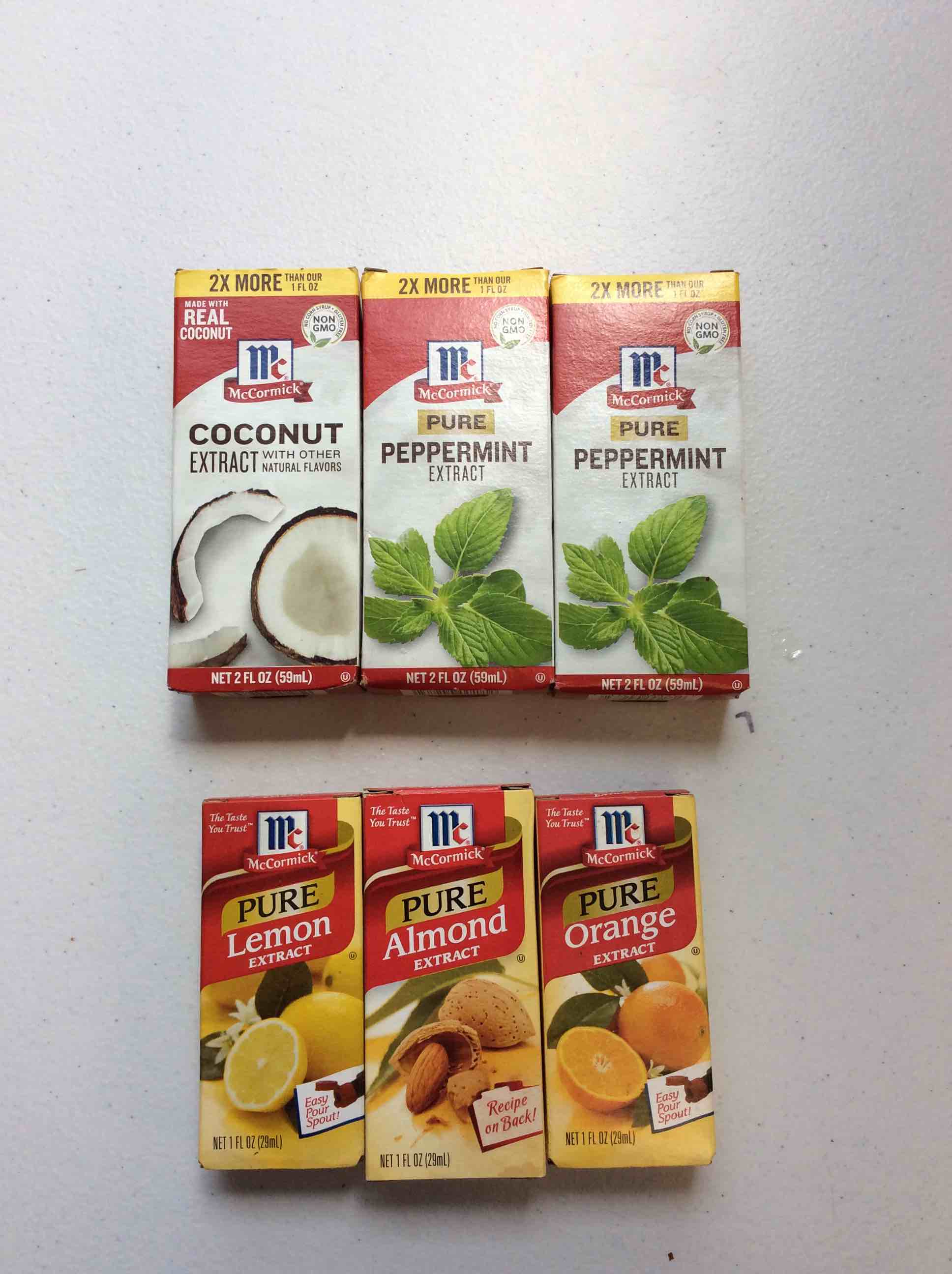 Assorted Baking Extracts