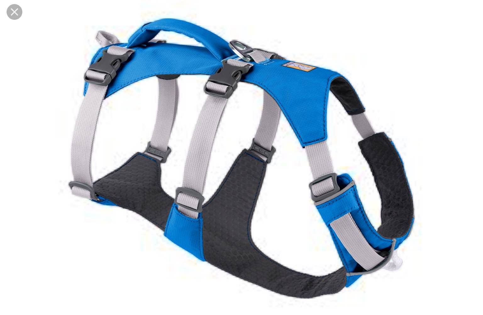 ruffwear dog harness blue and gray x-small